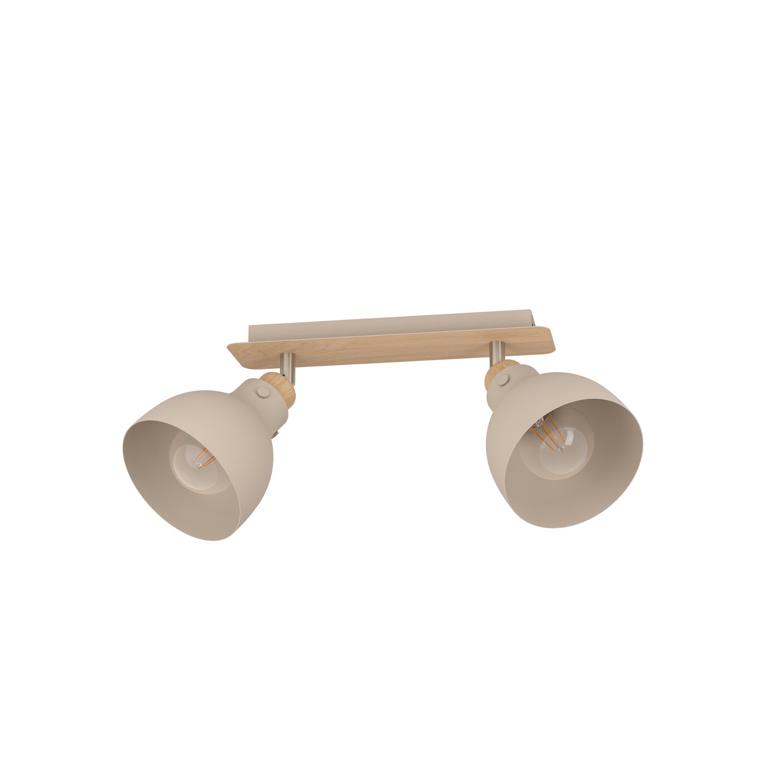 Arrecife stropno svjetlo izgled pijeska/drva, dvije žarulje