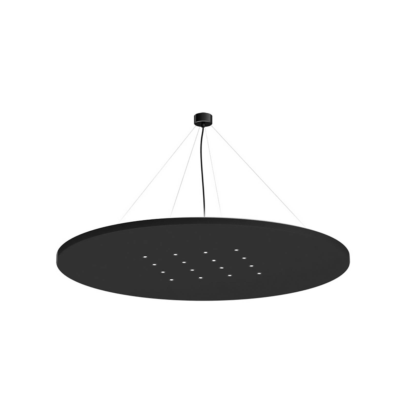 Image of LEDWORKS Sono-LED Round 16 suspendu 930 38° noir 