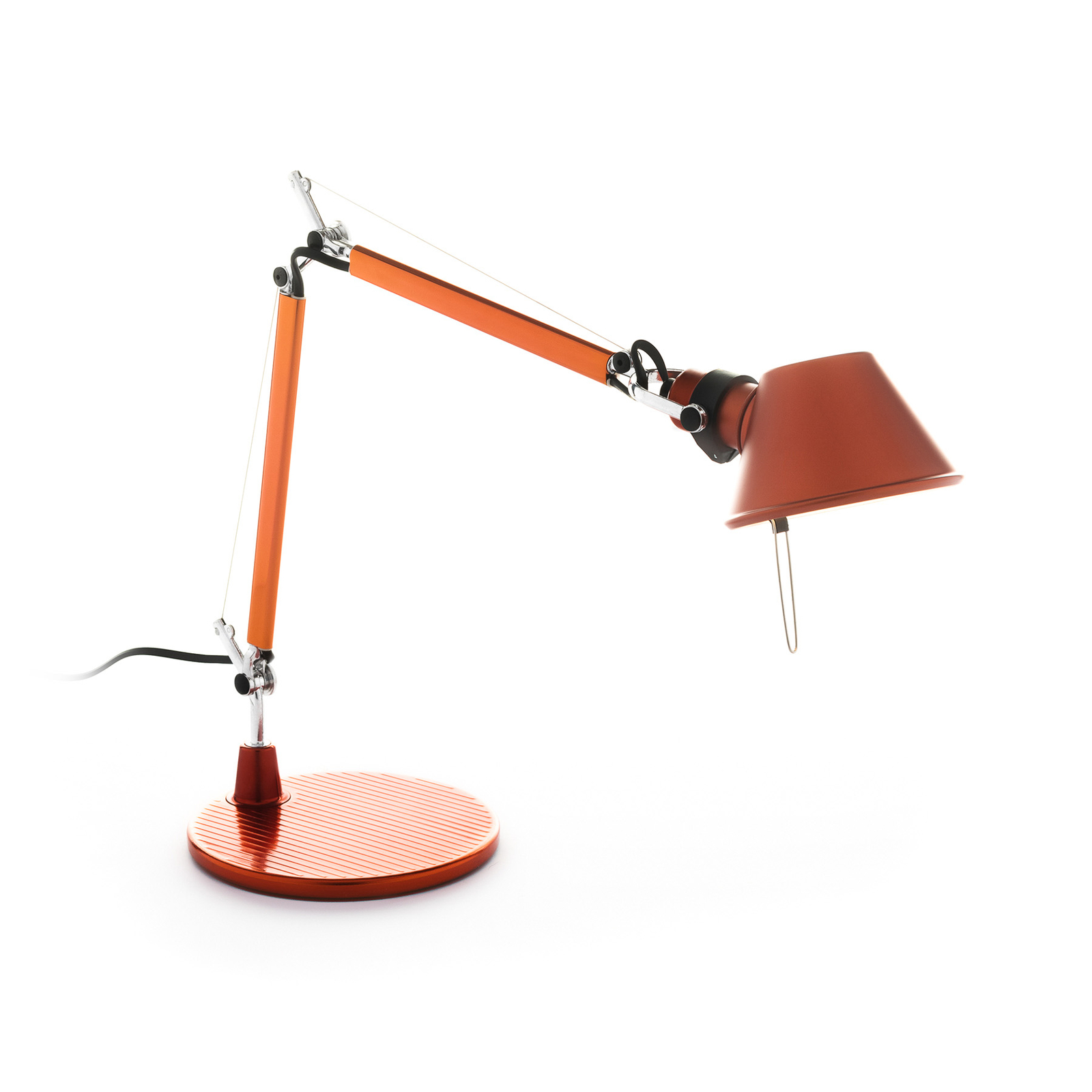 "Artemide Tolomeo Micro" stalinė lempa, oranžinė
