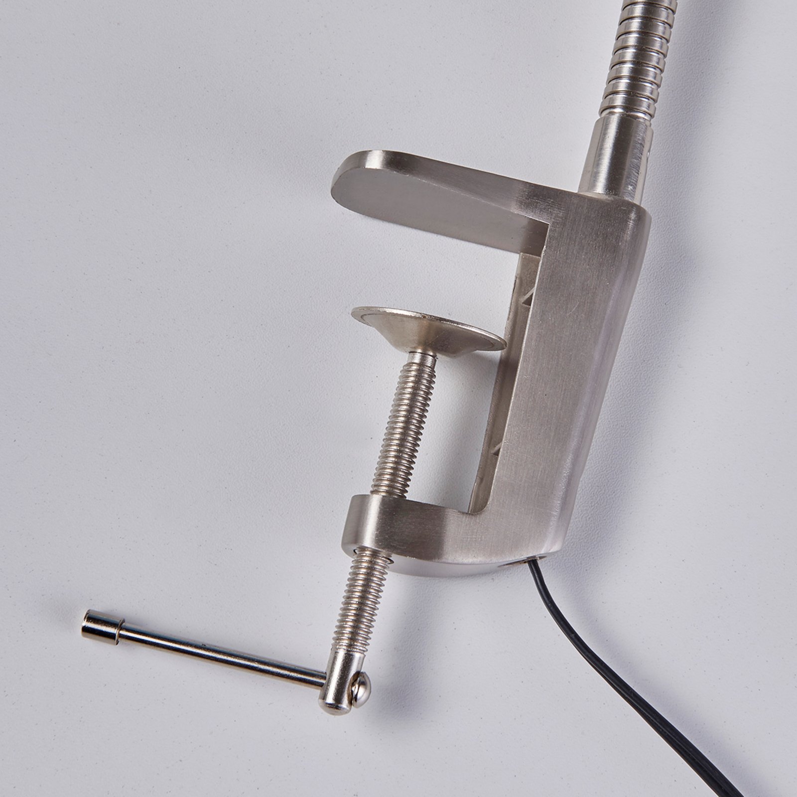 Lionard LED Lámpara de Abrazadera Nickel - Lindby
