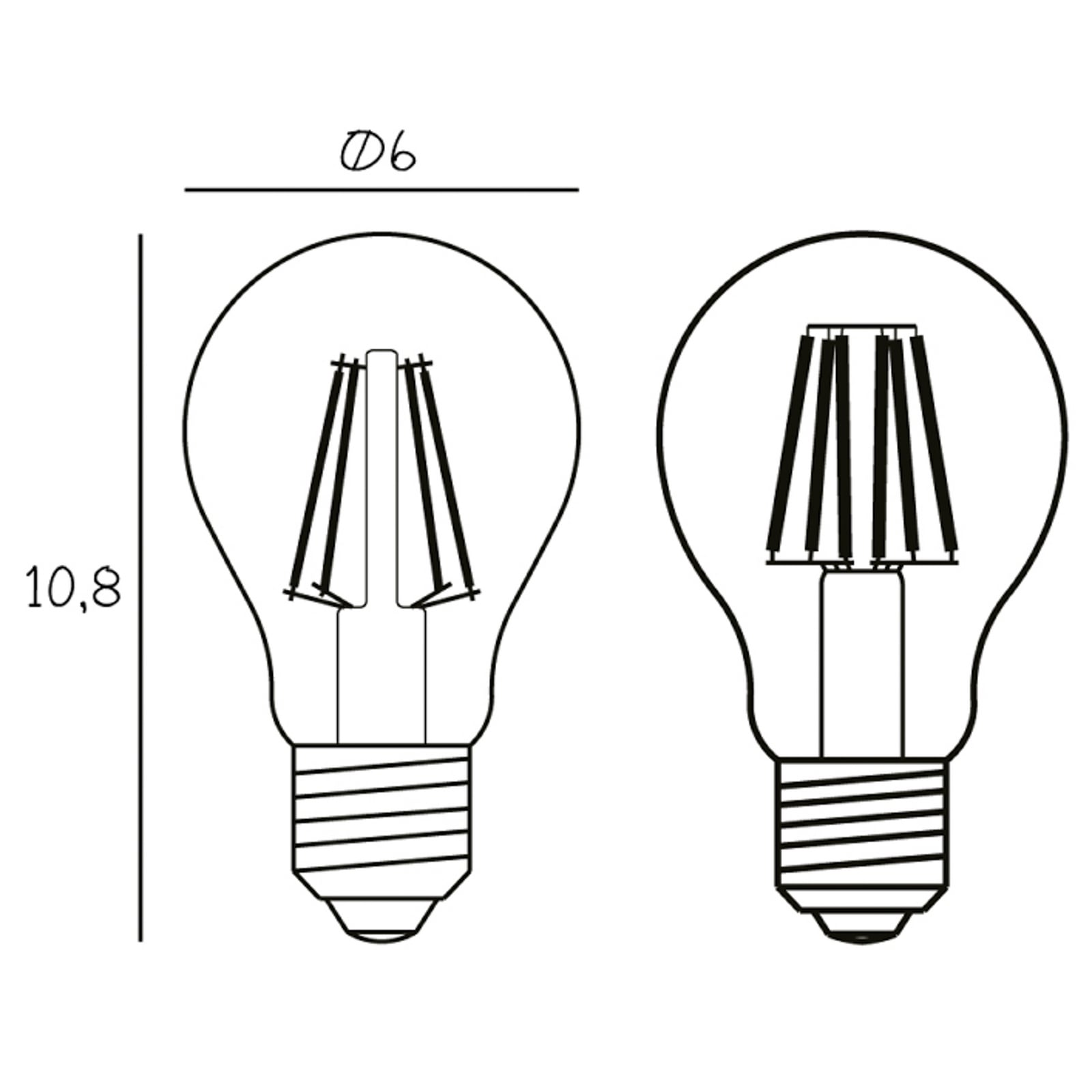 Arbitrary E27 LED 5W 2,200 K dimmable, Ø 6 cm - DESIGN BY US Arbitrary E27 LED 5W 2,200 K dimmable, Ø 6 cm - DESIGN BY US