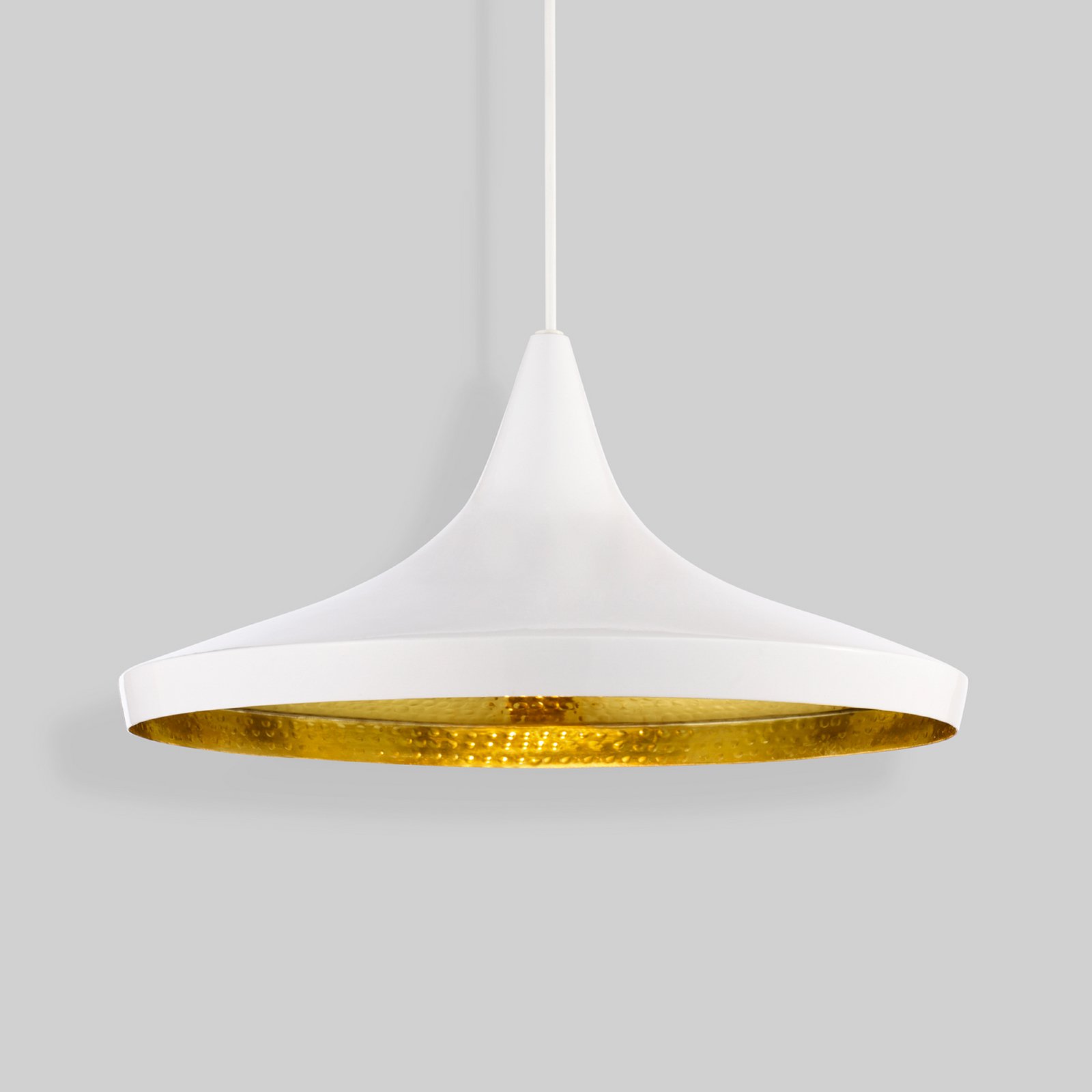 Suspension LED Beat Wide, blanche, Ø 36 cm - Tom Dixon