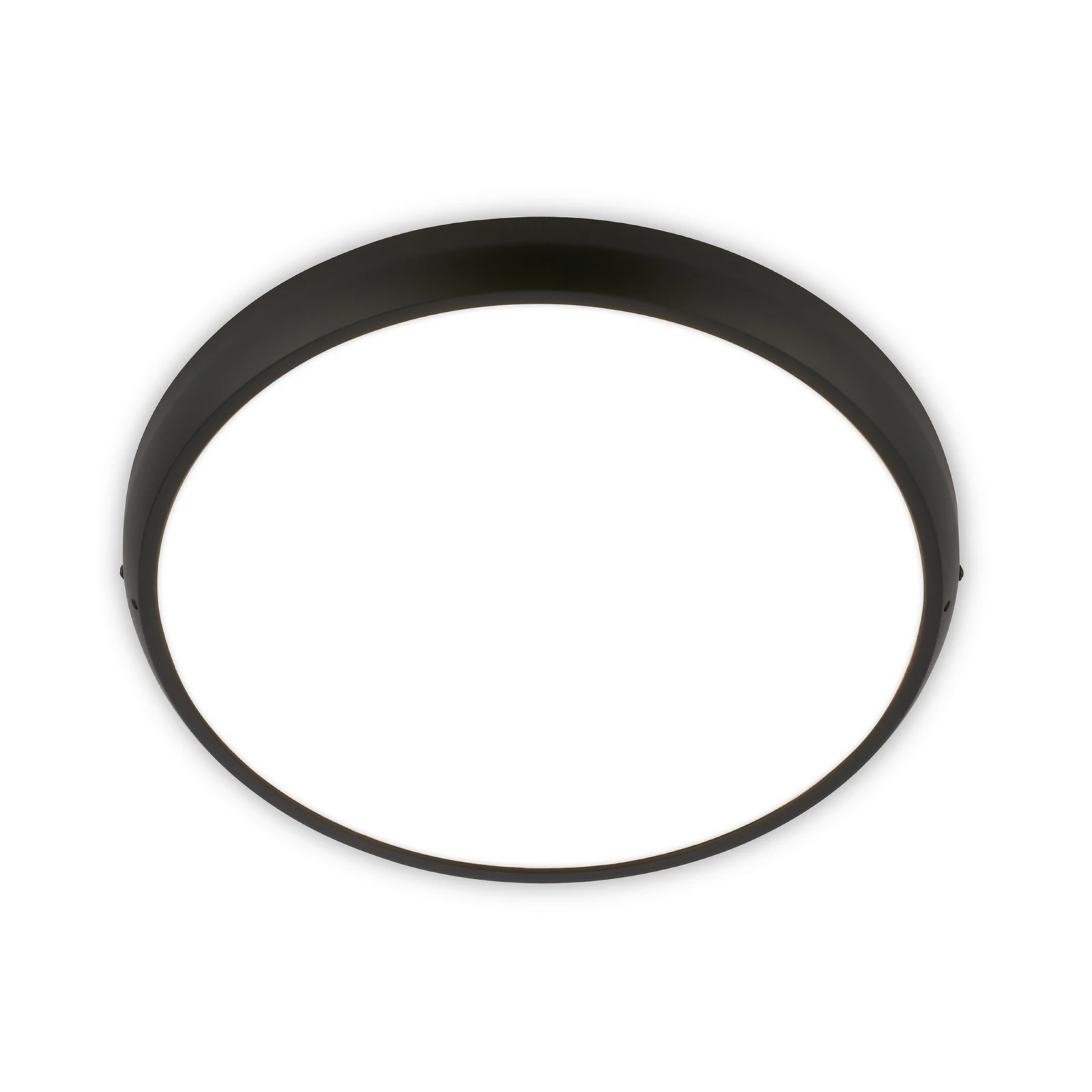 LED-Deckenleuchte Navaro, schwarz/weiß, Ø 38 cm, 4.000 K