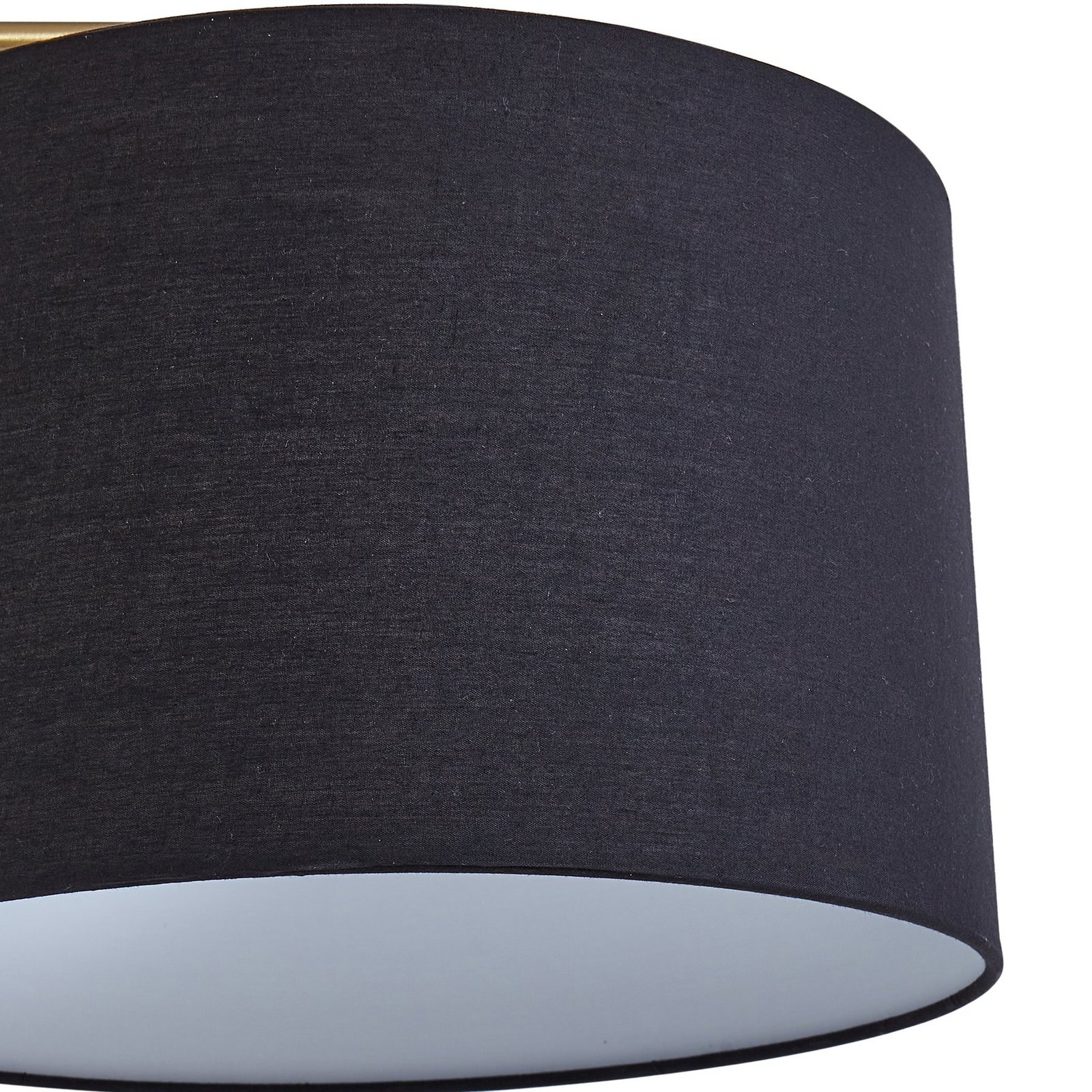Hillary Floor Lamp Black/Gold - Lindby