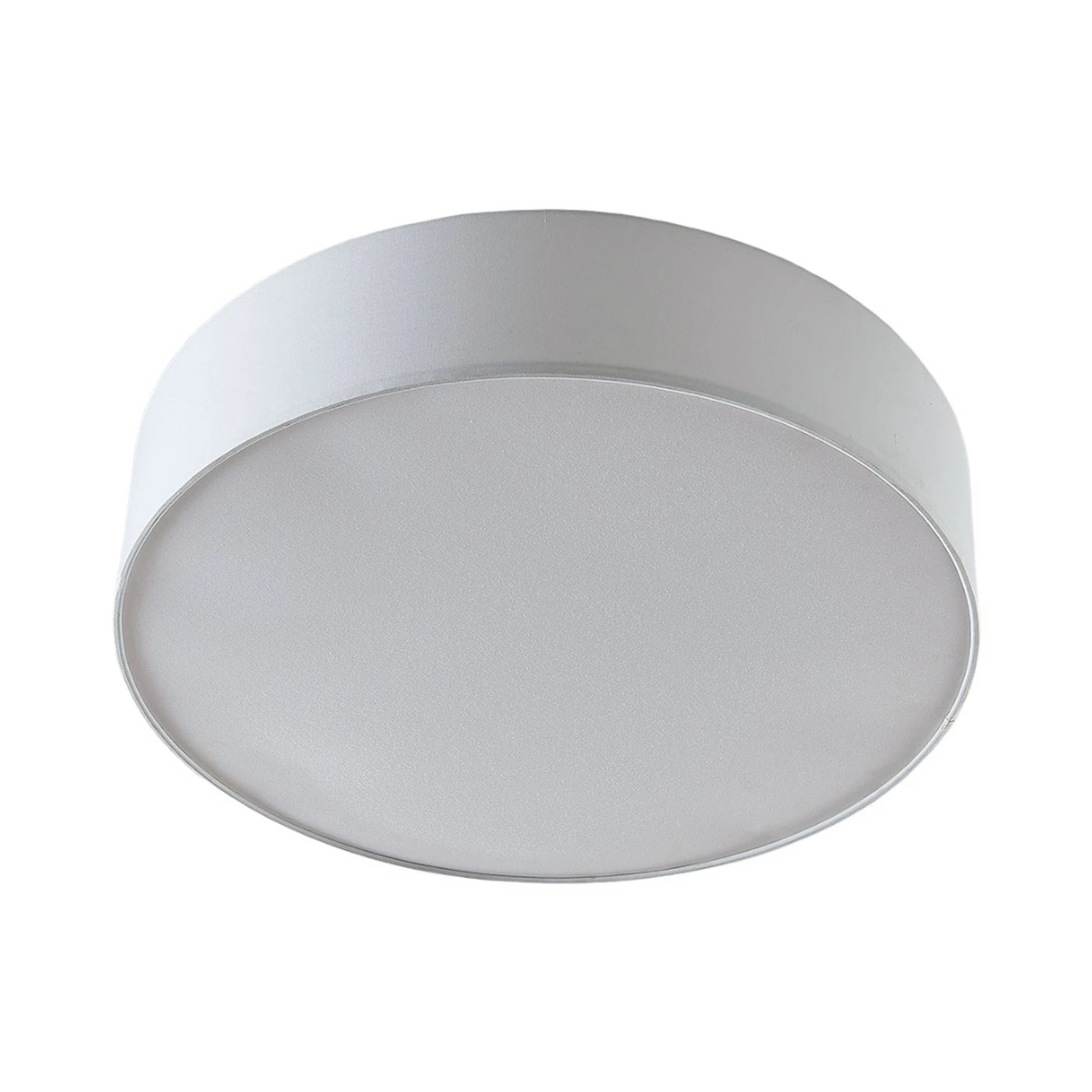 Plafonnier en tissu Gordana blanc, 57 cm