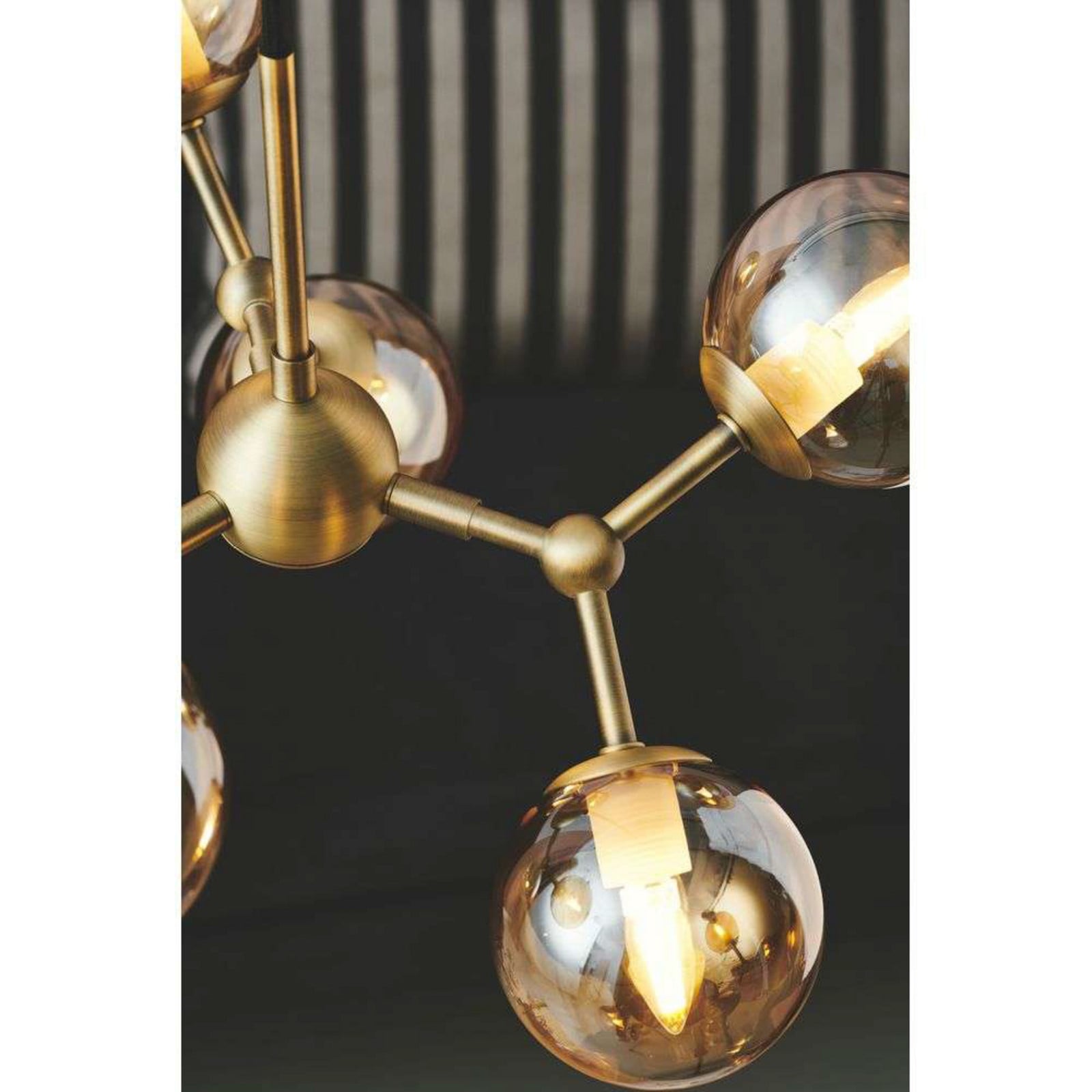 Atom Mini Taklampa Antique Brass Halo Design - Matsal - Metall