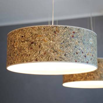 LeuchtNatur Discus hanglamp alpenhooi/bloem wit