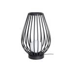 Lucande luminaire de terrasse Marrin, noir, métal, cage