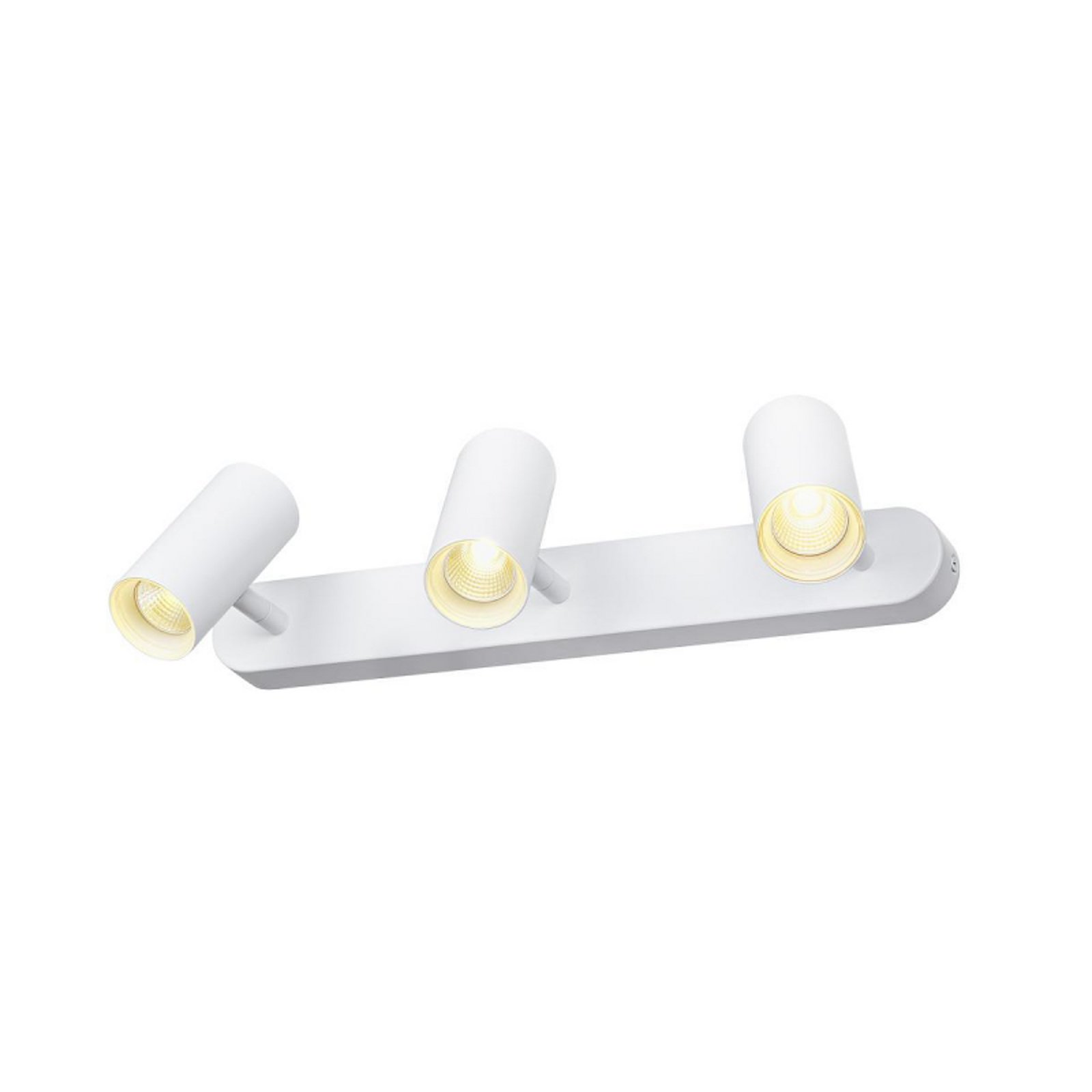 SLV LED-kattokohdevalo Noblo, valkoinen, himmennettävä lämpimään, pituus 40 cm