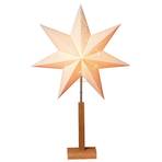 Karo - Candeeiro decorativo de pé com estrela estampada 70 cm