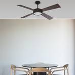 Hydra ceiling fan LED remote, walnut/black