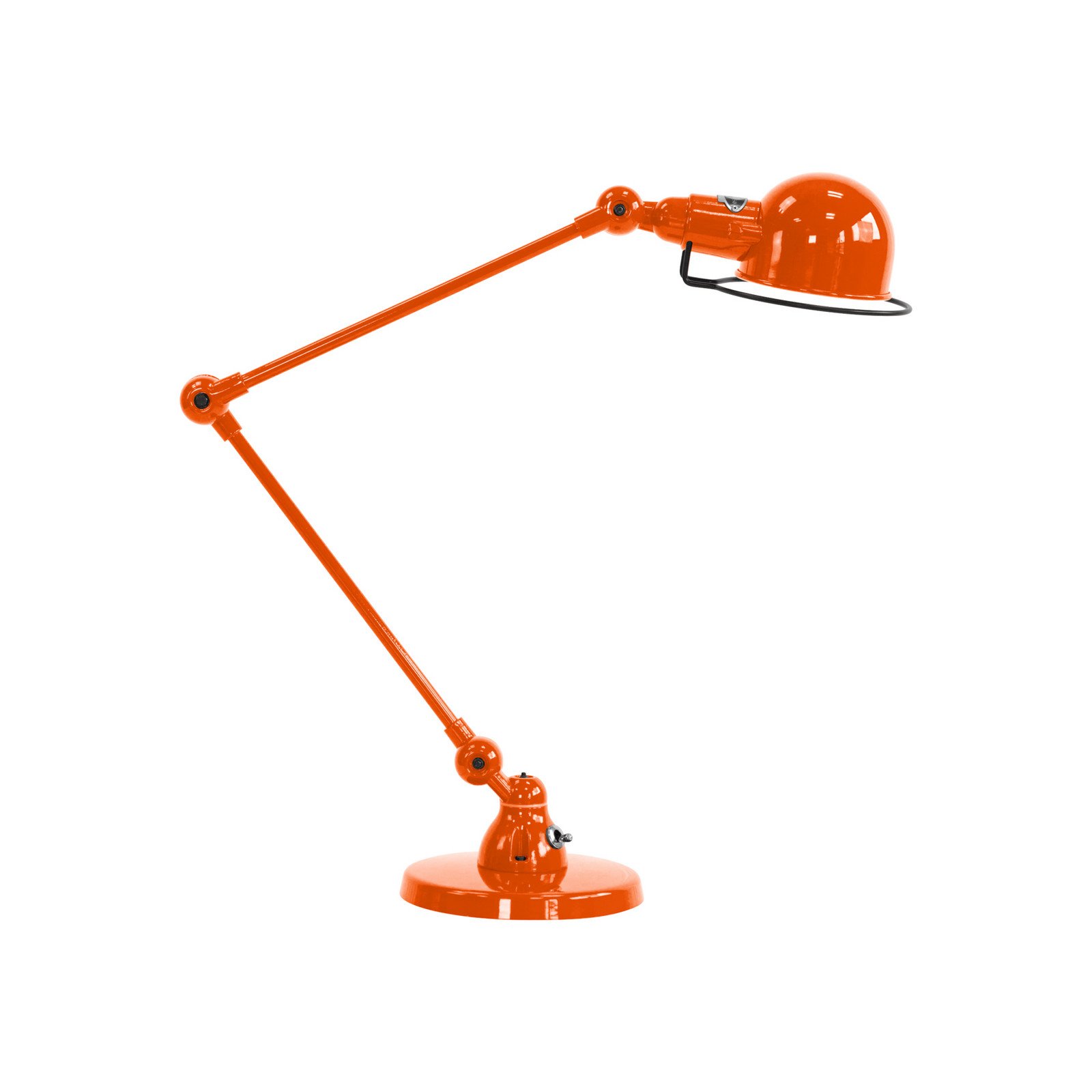 Jieldé Signal SI333 lampă de masă cu bază portocalie - Camera de zi / sufragerie - Design industrial - portocaliu - Metal