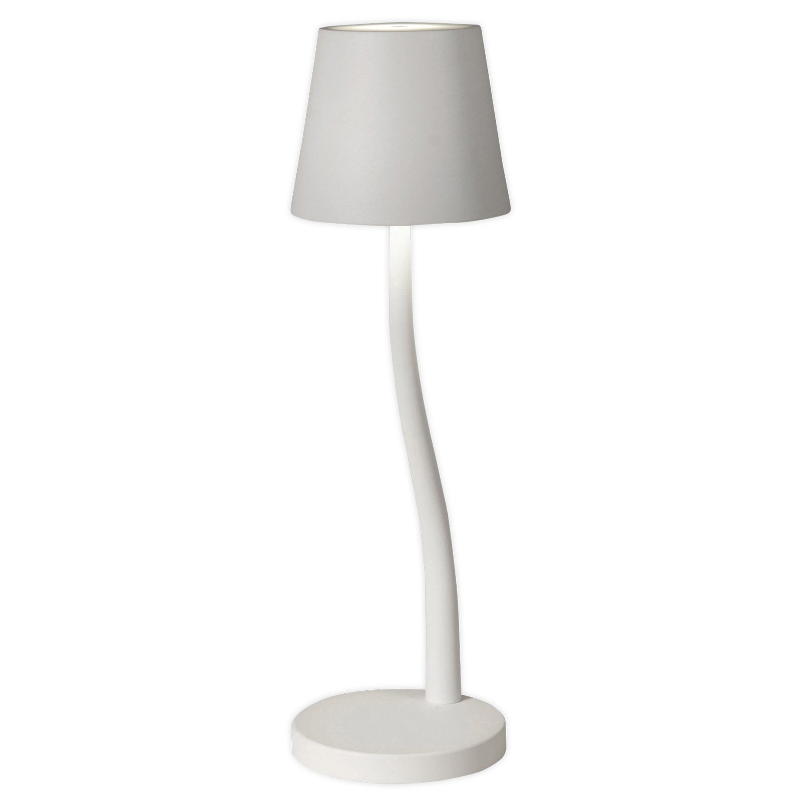 LED table lamp Judy, battery, IP54, white