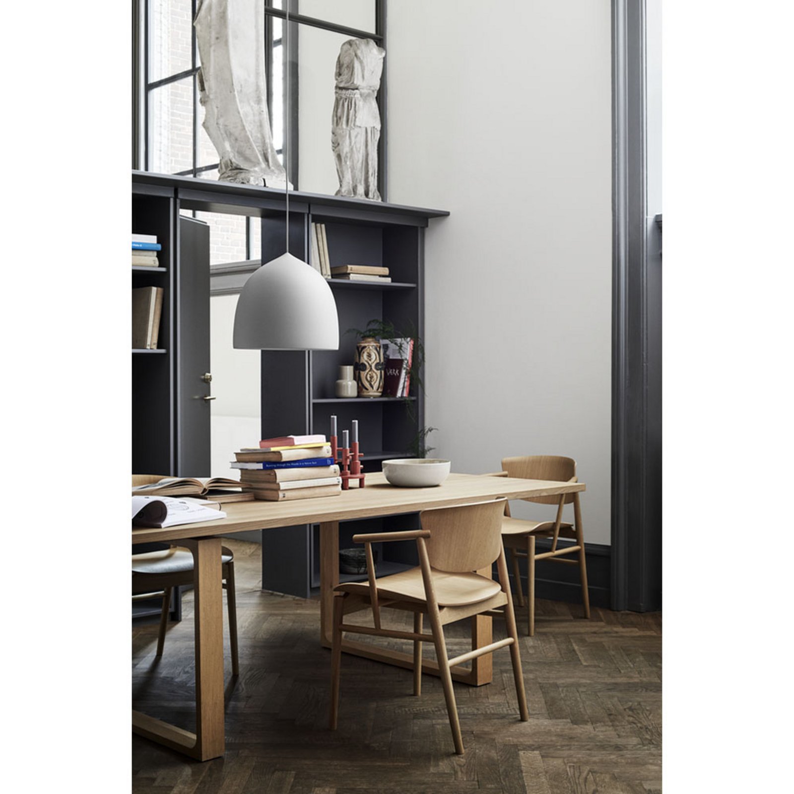 Suspence P1 Lustră Pendul Matte Grey - Fritz Hansen