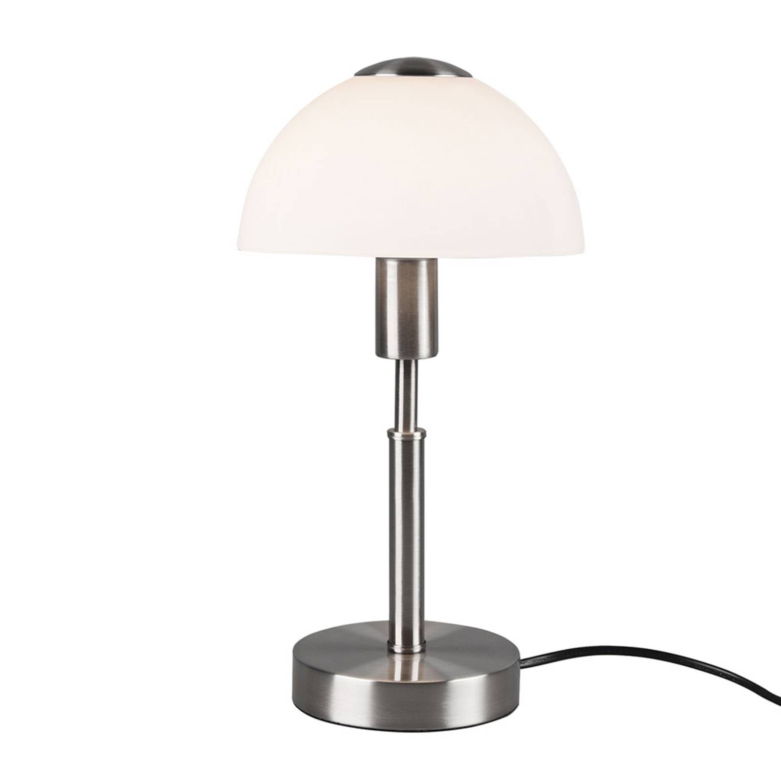 Reality Leuchten Bedside Lamp - Living / Dining Room - Table Lamp - dimmable - Modern - Silver