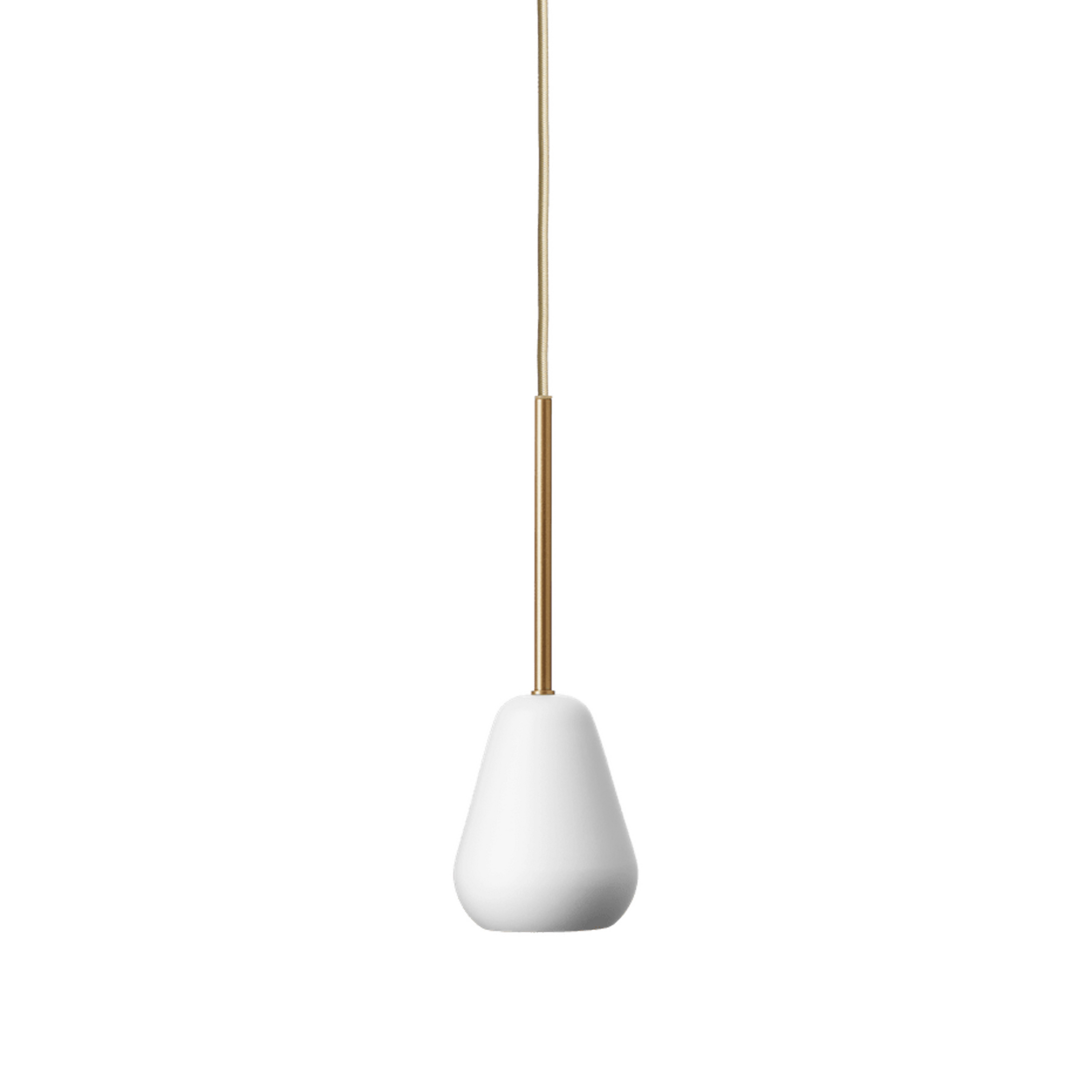 Anoli Spot pendellampe, Ø 10 cm, hvid/guld, metal - Nuura