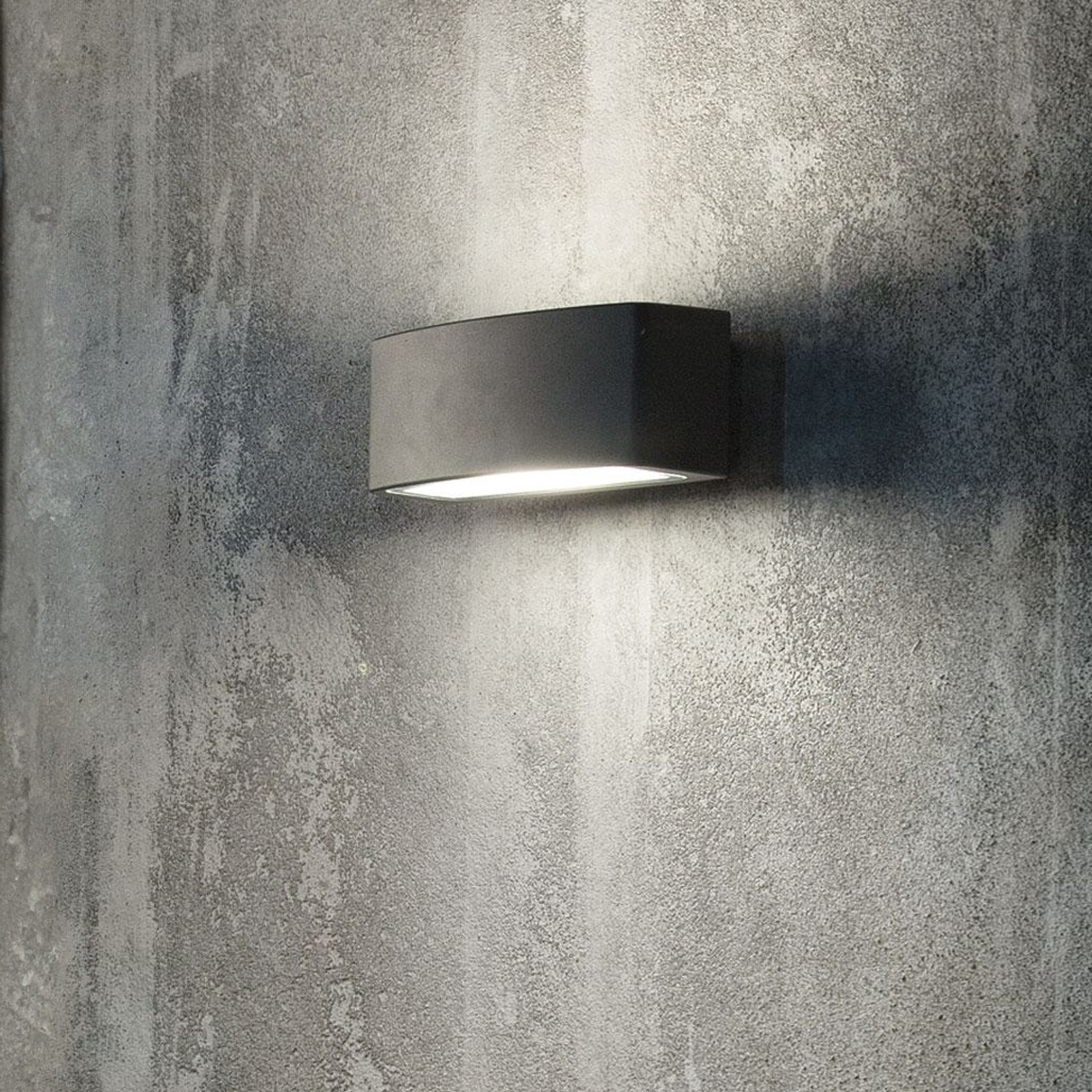 Ideal Lux candeeiro de parede exterior Andromeda alumínio antracite 22 cm