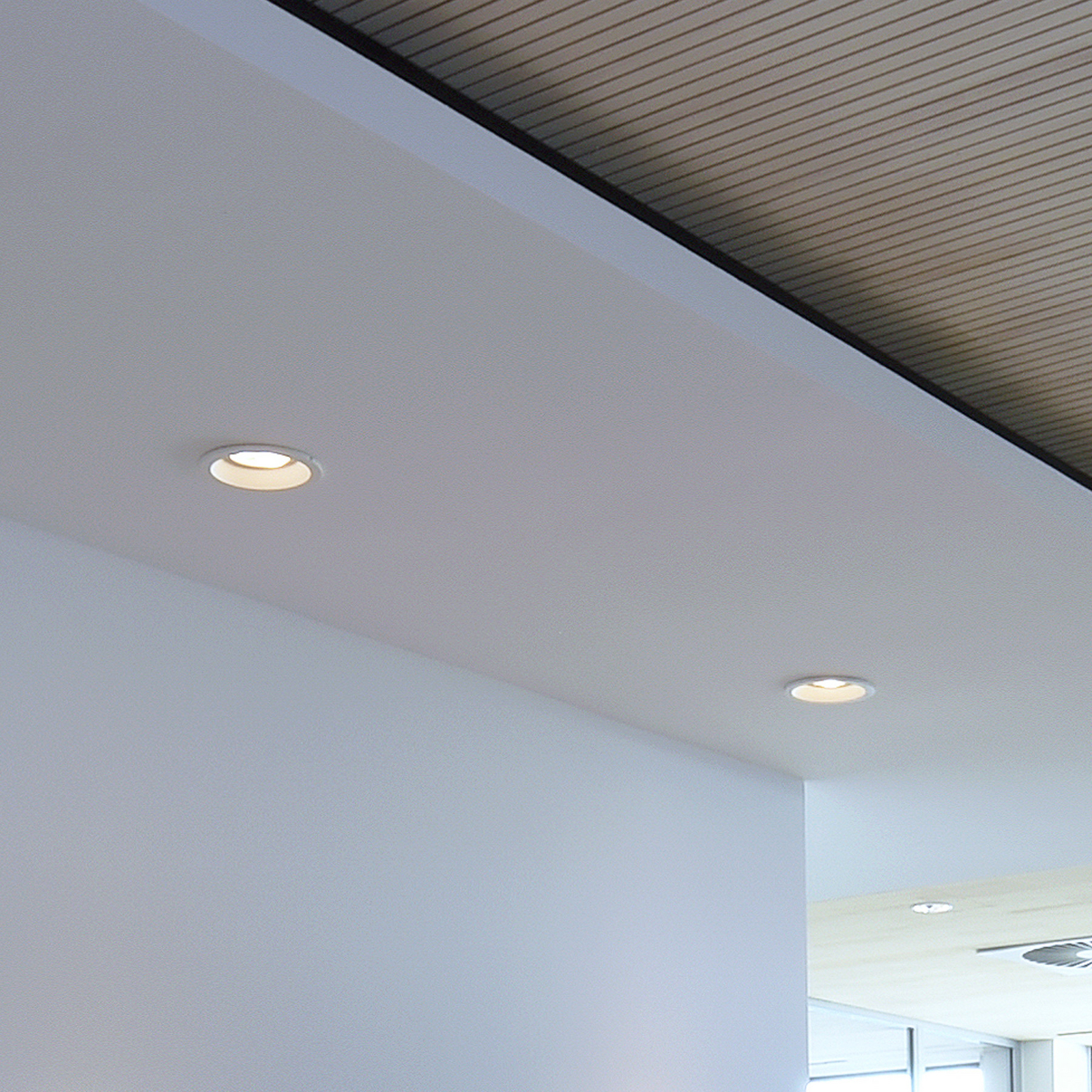 Θερμό λευκό φως LED εσοχής οροφής COB130 18 W