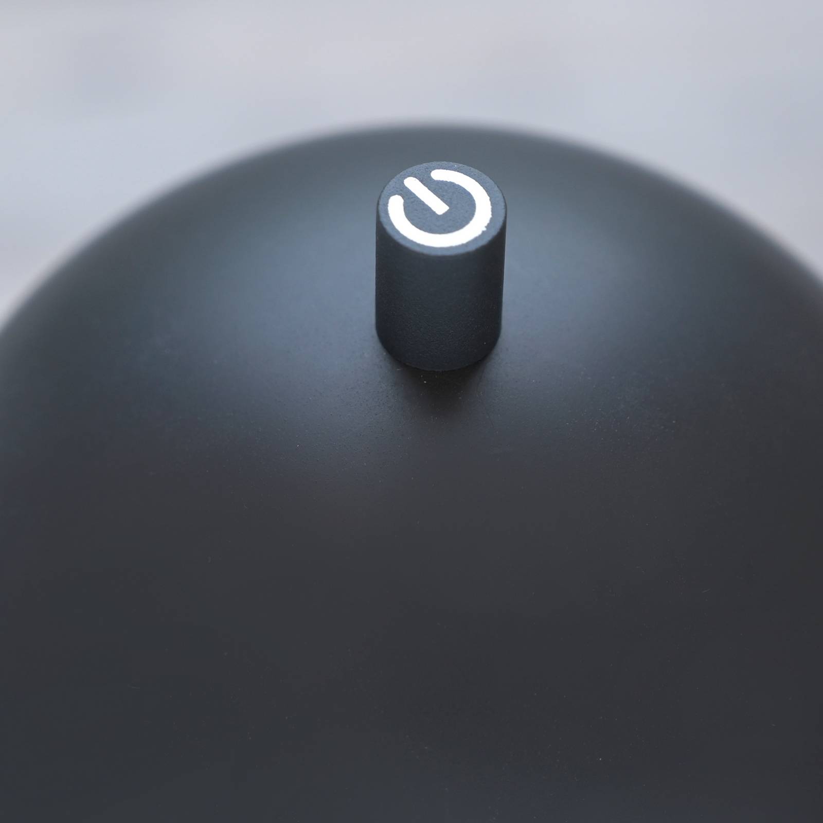 Schöner Wohnen lampa stołowa LED z akumulatorem Bellies, czarna, IP54