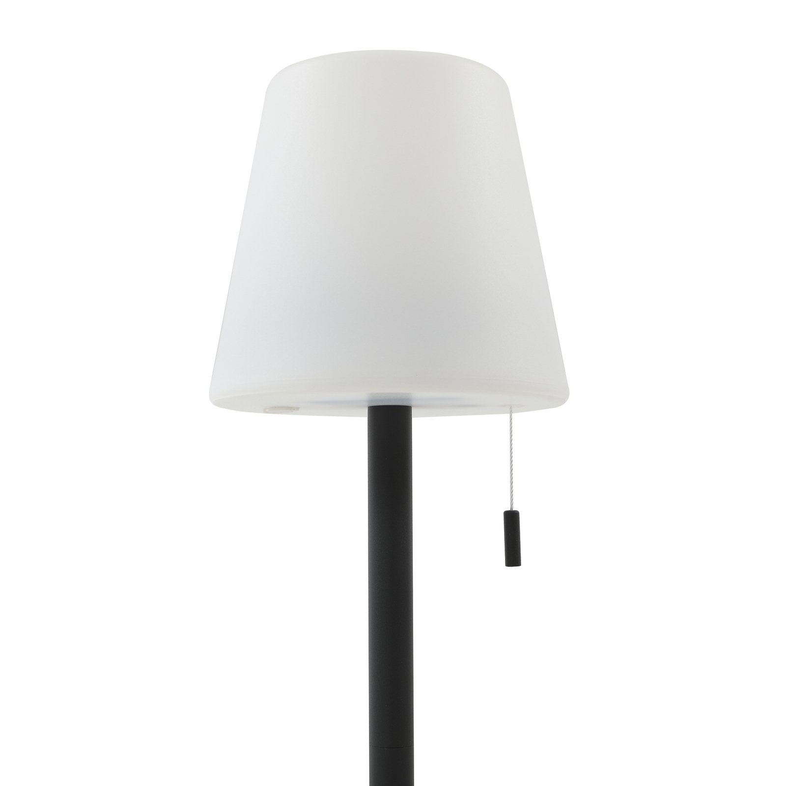 Lindby Azalea LED genopladelig lampe, indstillelig hvid, sort