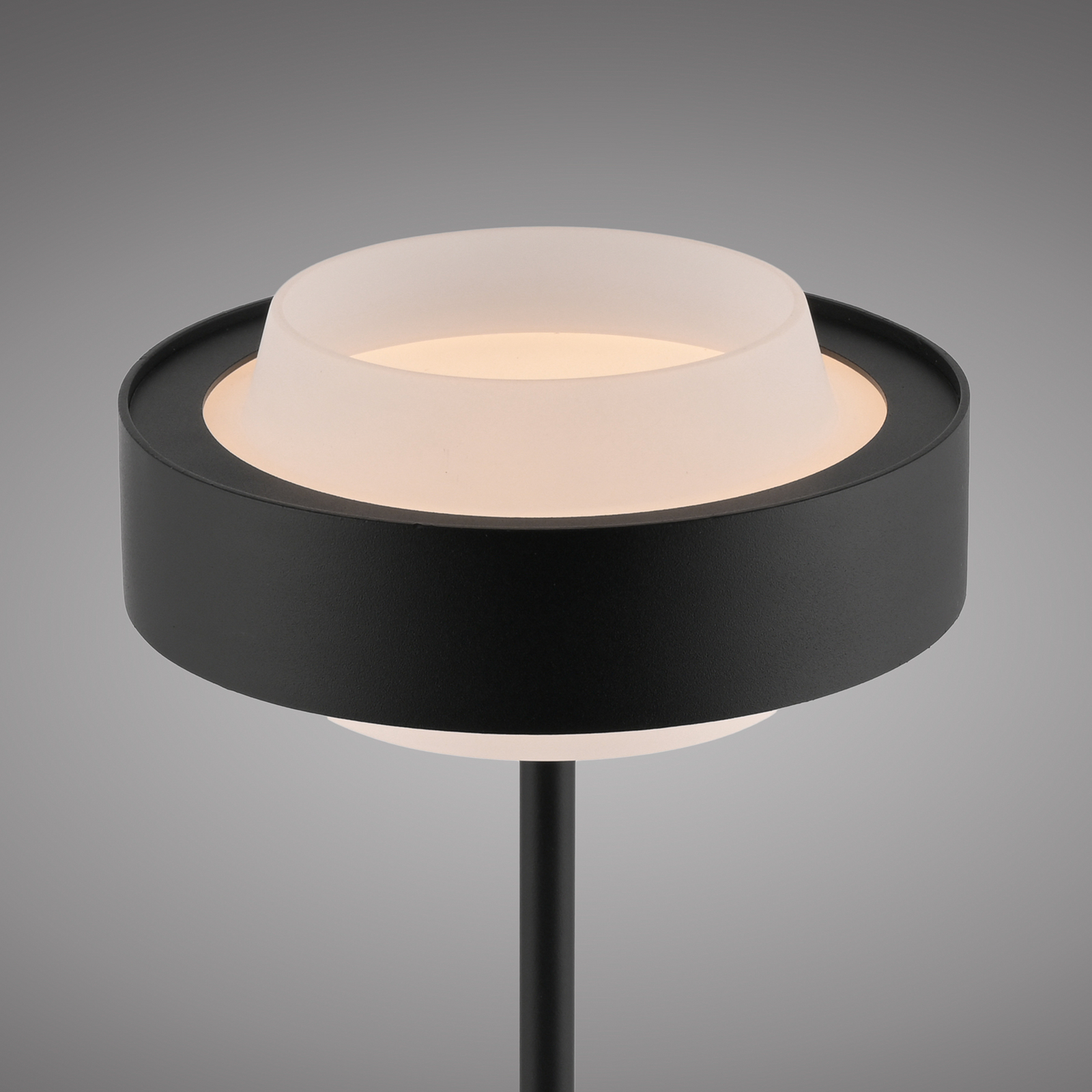 Schöner Wohnen LED-bordlampe Elmo, svart, 3000 K, dimmer Schöner Wohnen LED-bordlampe Elmo, svart, 3000 K, dimmer