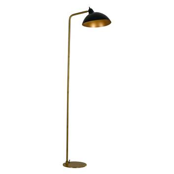 Dyberg Larsen Futura lampadaire laiton/noir