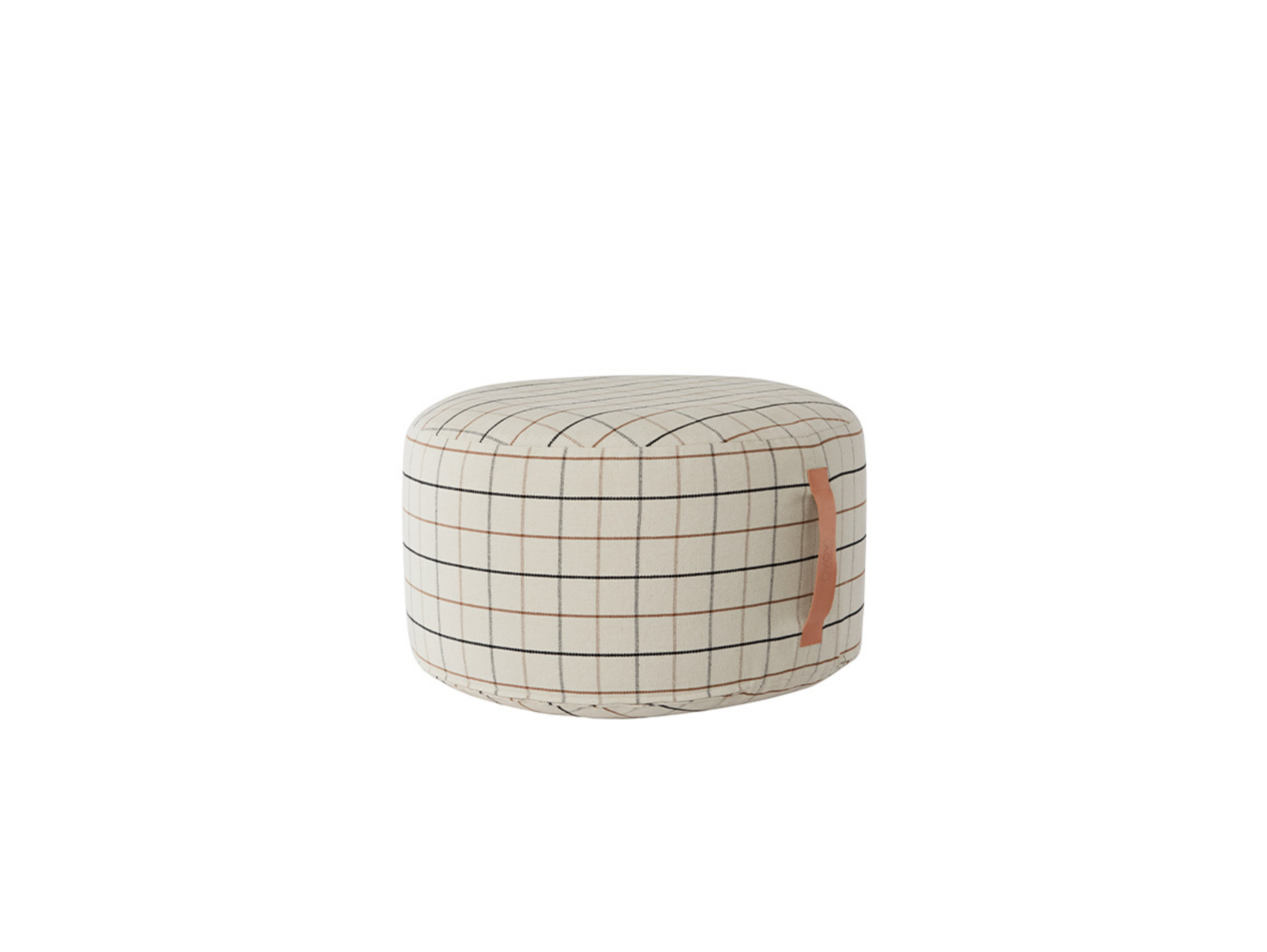 Grid Pufe Large Off-White - OYOY Living Design