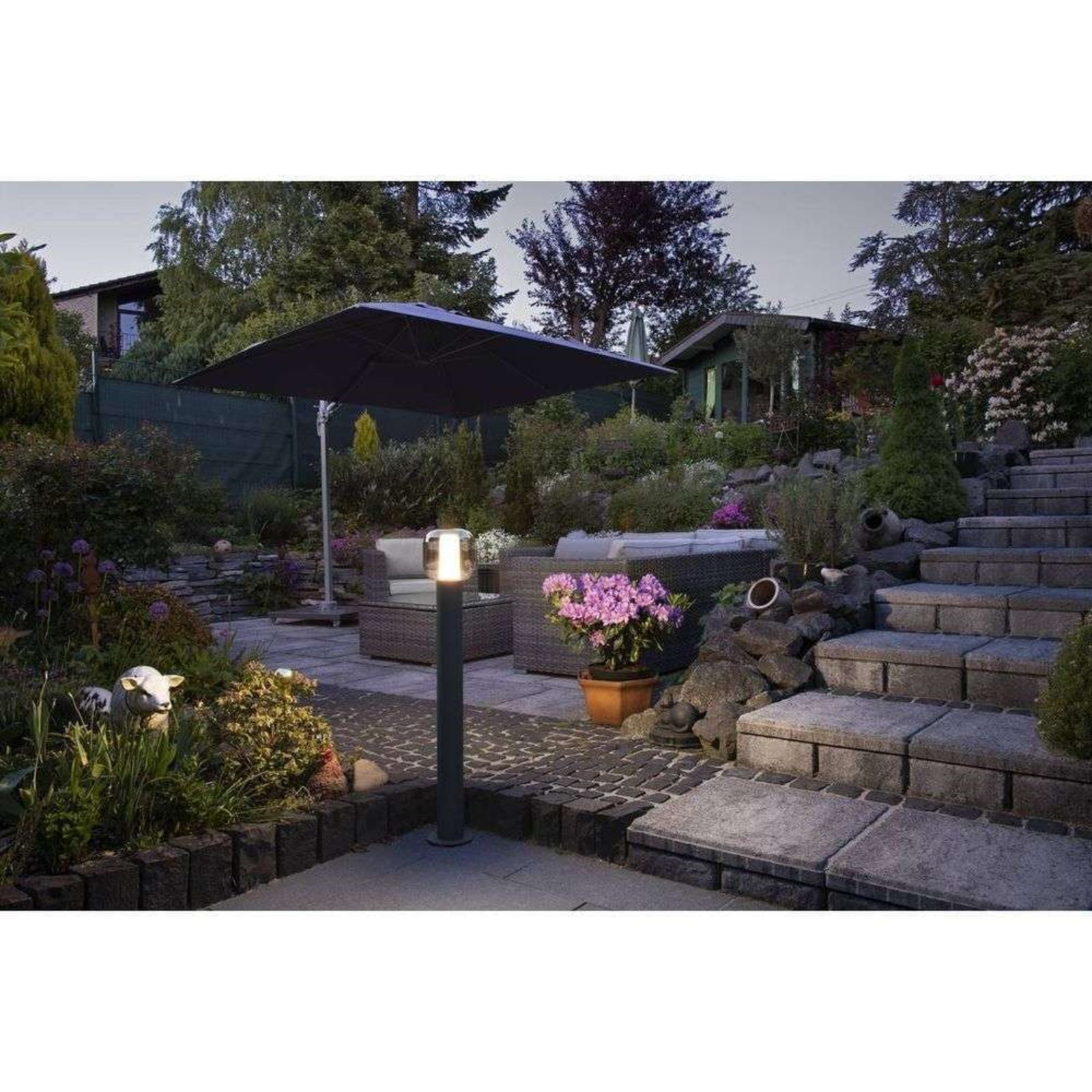 Ovalisk 100 Garden Lamp 3000/4000K Light Anthracite - SLV