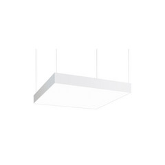 BRUMBERG LED пендел Biro Square, DALI димируем, бял, 4,000 K