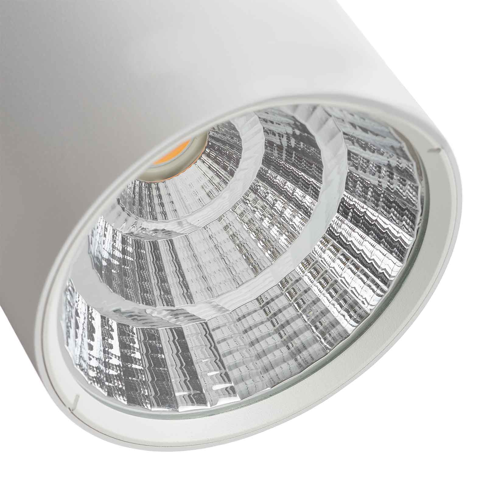 Lucande Takio LED-Downlight 2700K Ø10cm weiß