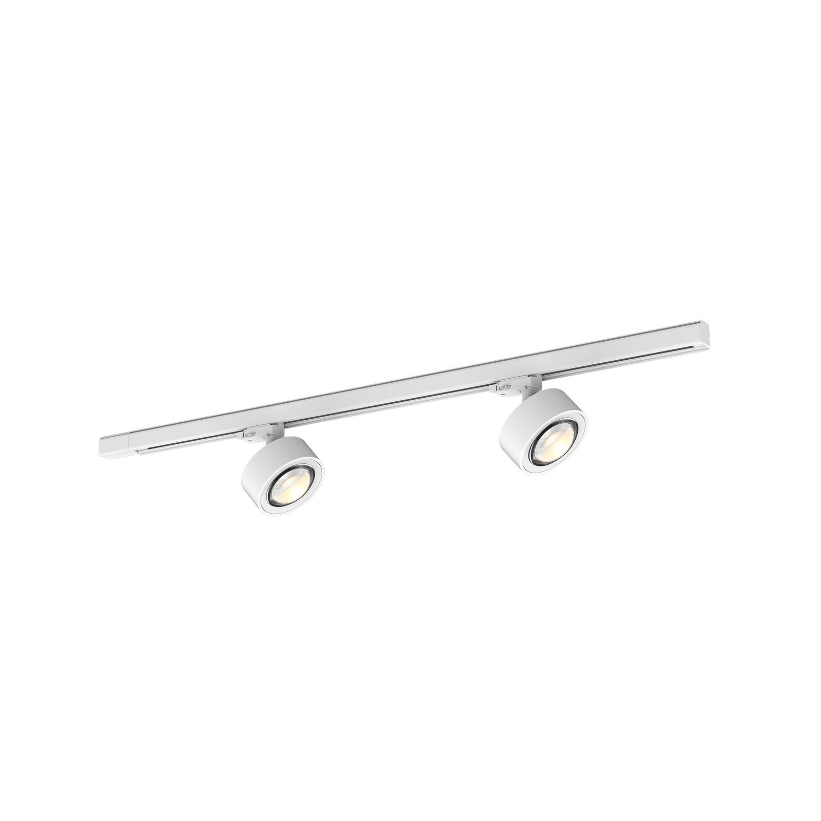 Molto Luce LED three-circuit track lighting system Mag, white, 827