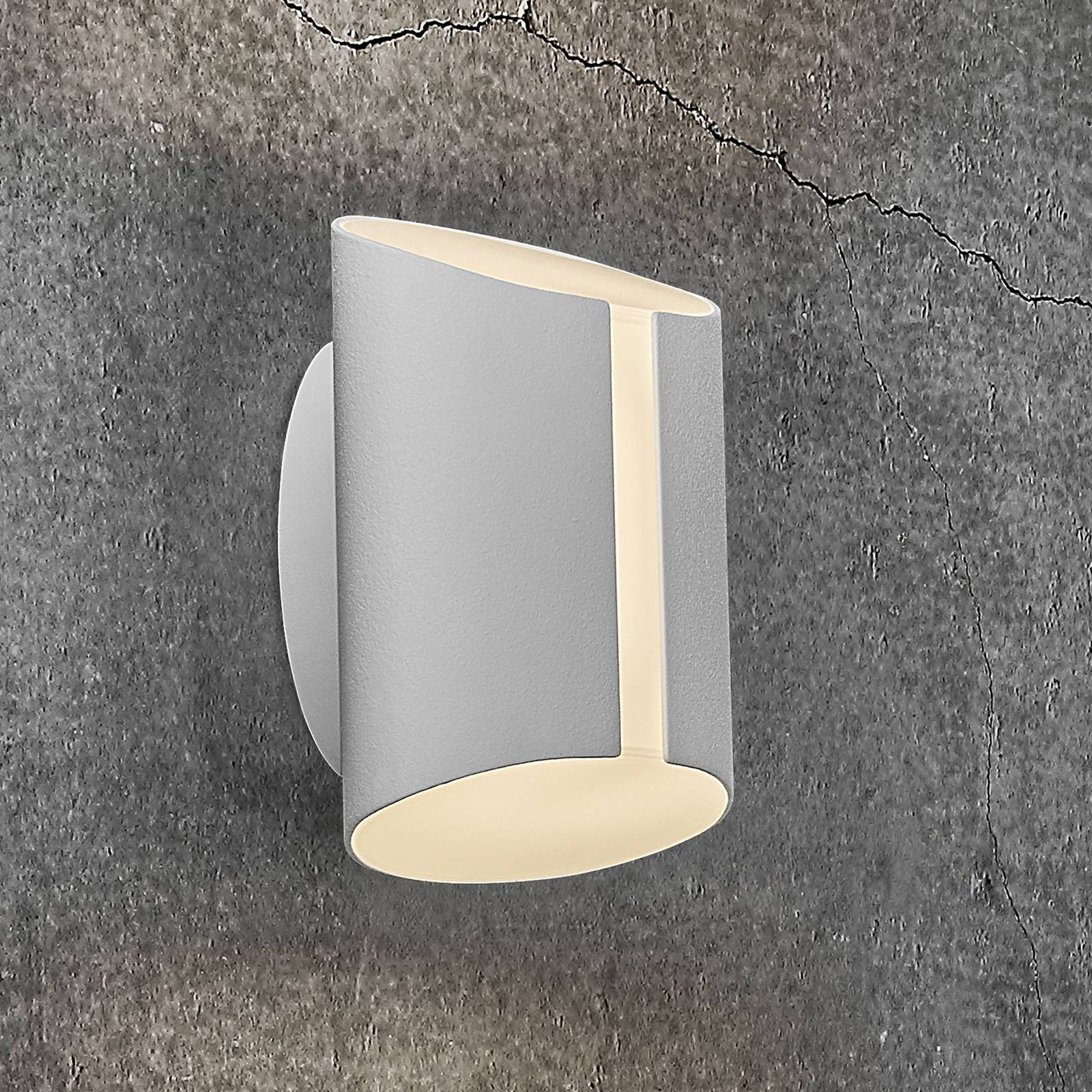 Nordlux LED-utomhusvägglampa Grip CCT Smart Home vit