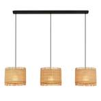 Borra pendant light, 3-bulb, natural colour, straw