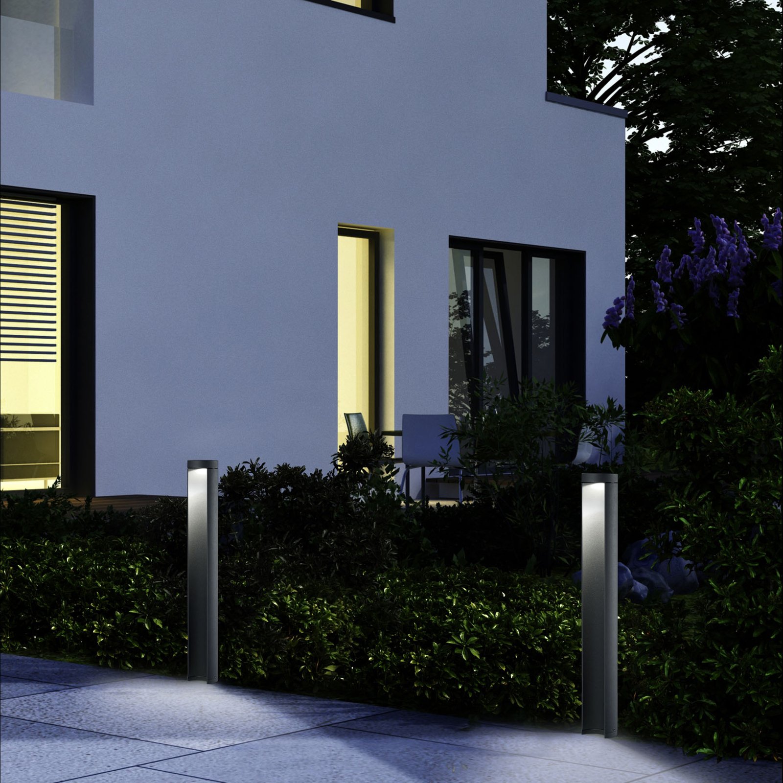 Helestra Sky LED-gånglampa aluminium