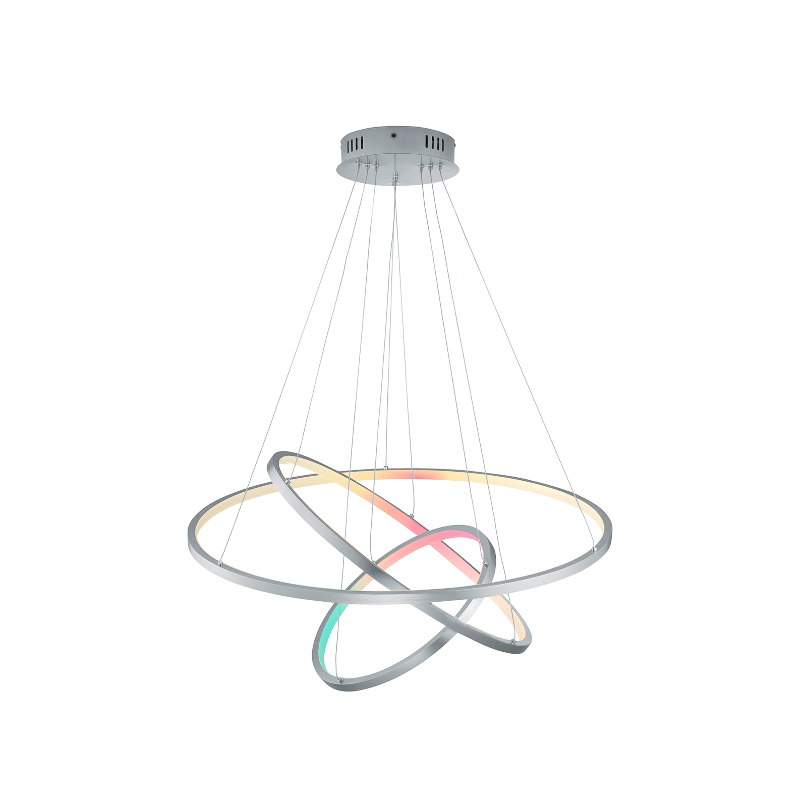 Lindby Richelle -LED-riippuvalo CCT, WiZ, App, RGB