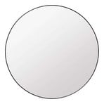 GUBI Wall Mirror Round Ø110 Black Brass - GUBI