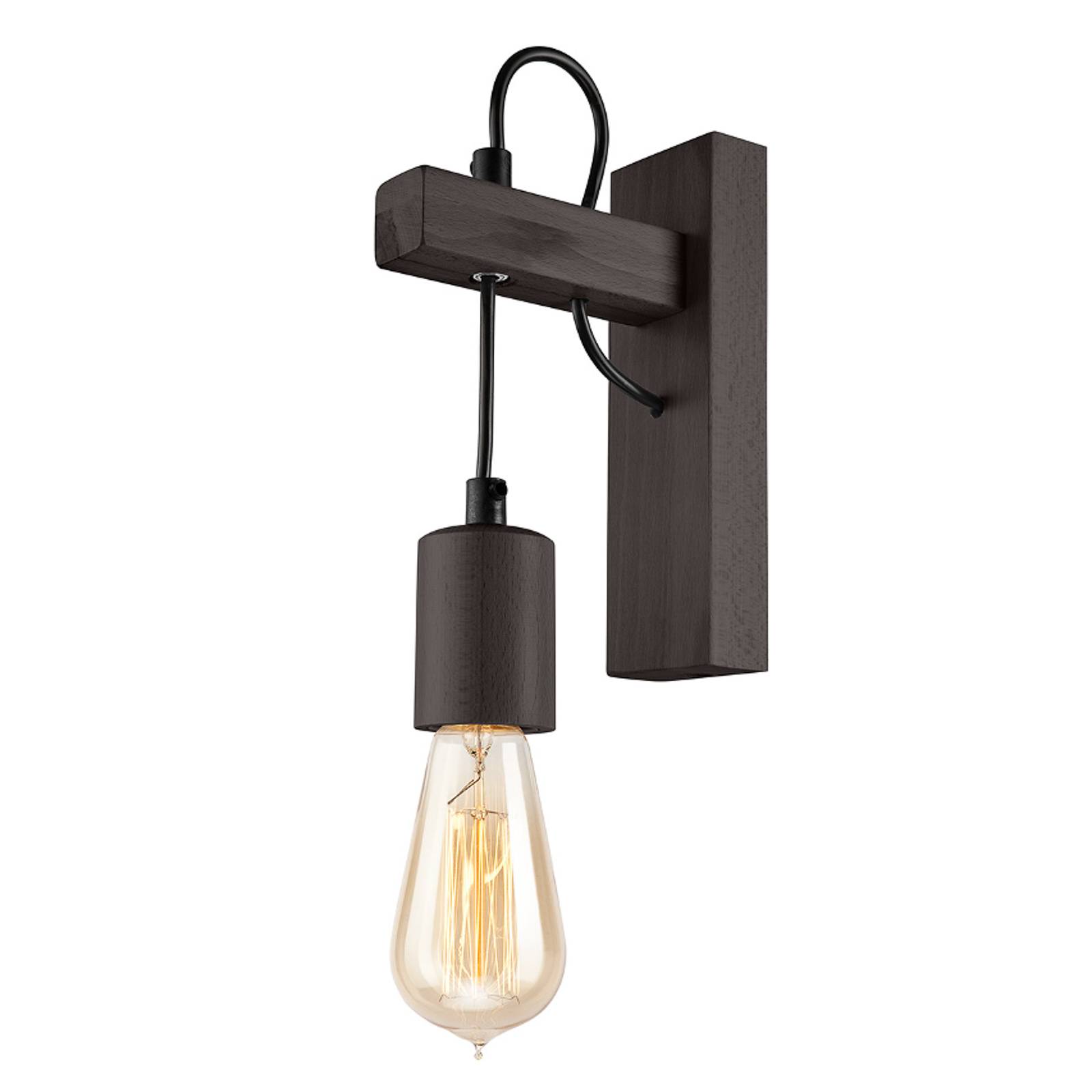 Tyske wall light, wood, wenge