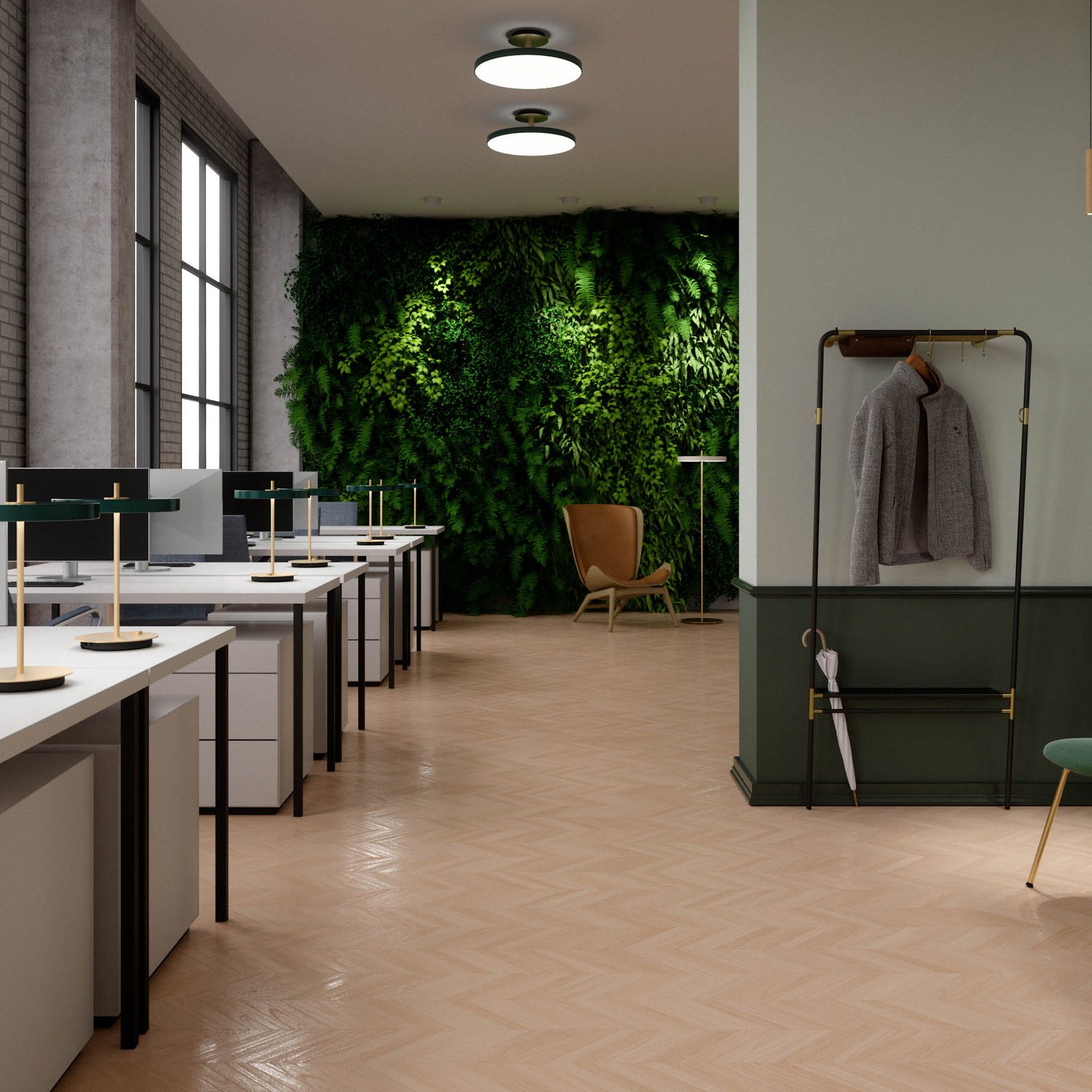 Asteria Taffellamp Forest Green - UMAGE