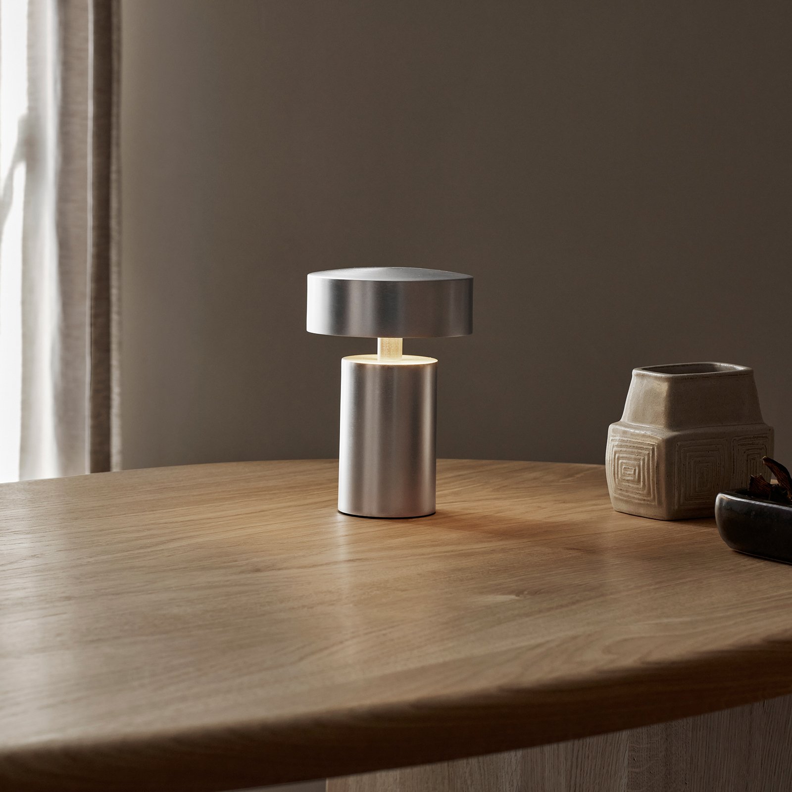 Column Portable Table Lamp Aluminium - Audo Copenhagen