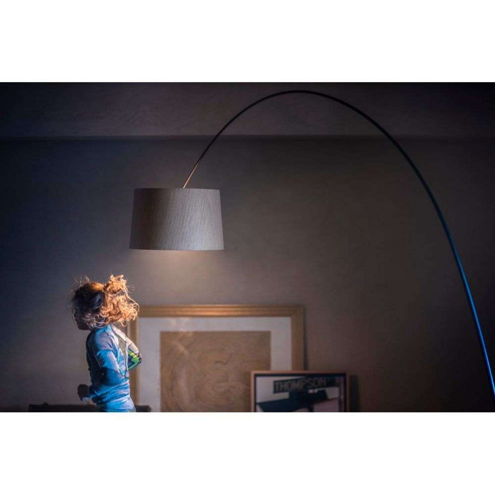 Twiggy Elle Drvo Podna lampa Tunable Bijela Greige - Foscarini