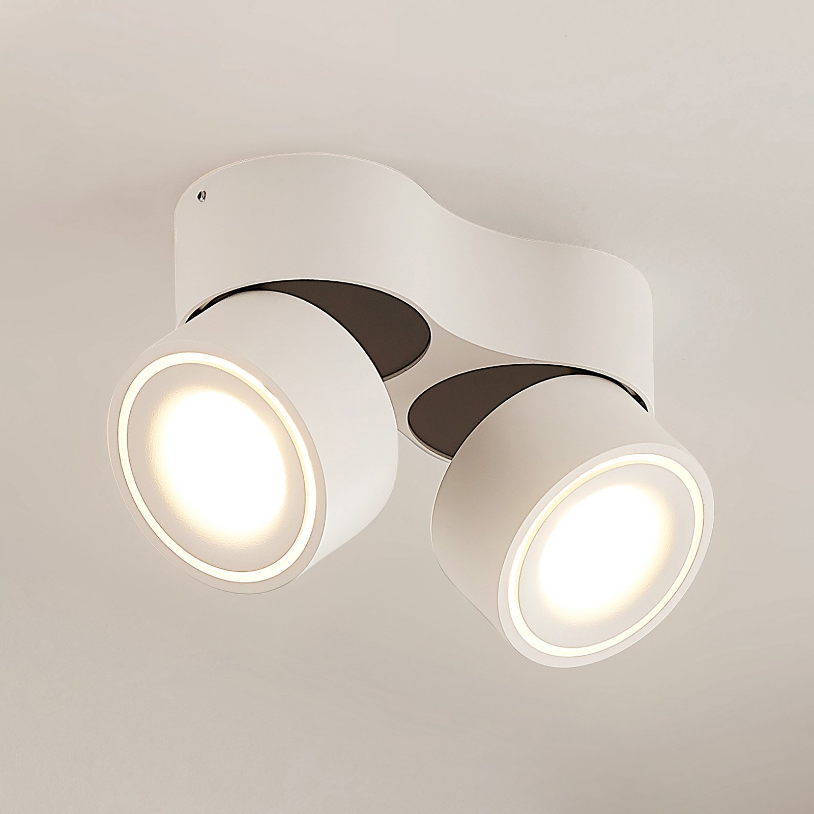 Arcchio Rotari LED-takspotlight 2 lampor 2 x 8,9W