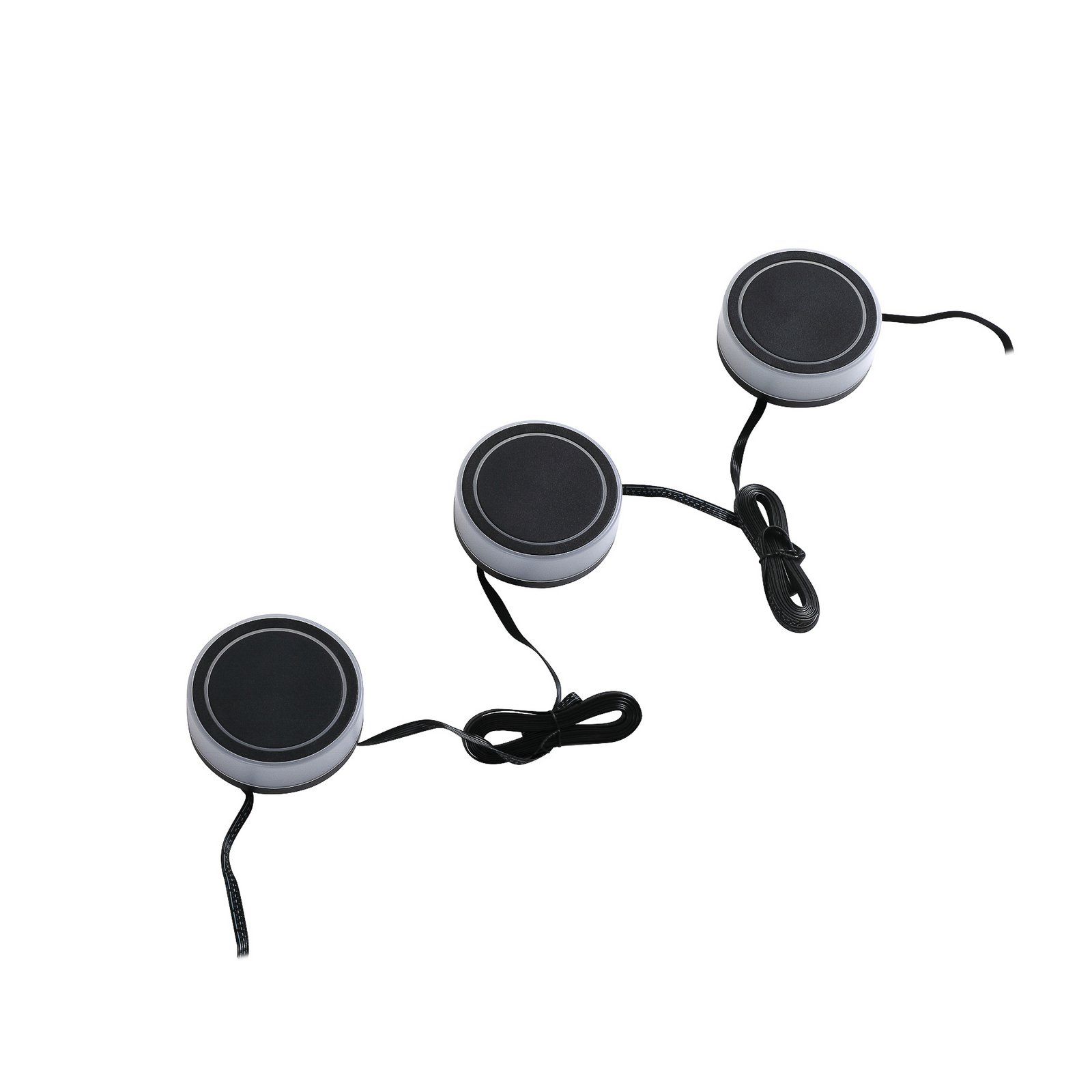 Kyren LED Smart Candeeiro de jardim 3 pcs. Preto/Opala - Lindby