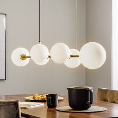 Lámpara colgante Pop, 6 luces