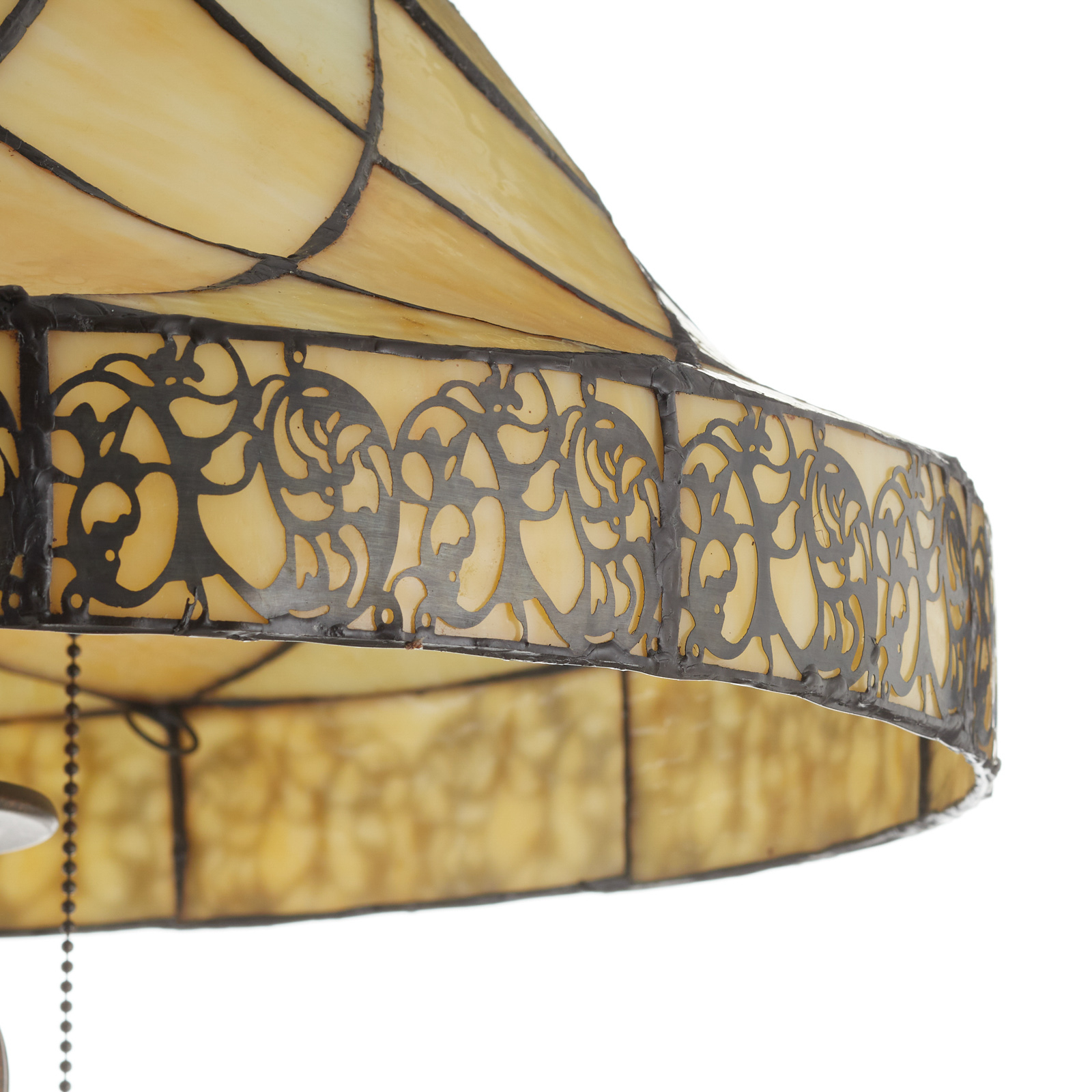 Decoratieve vloerlamp Diamond met Tiffany-kap