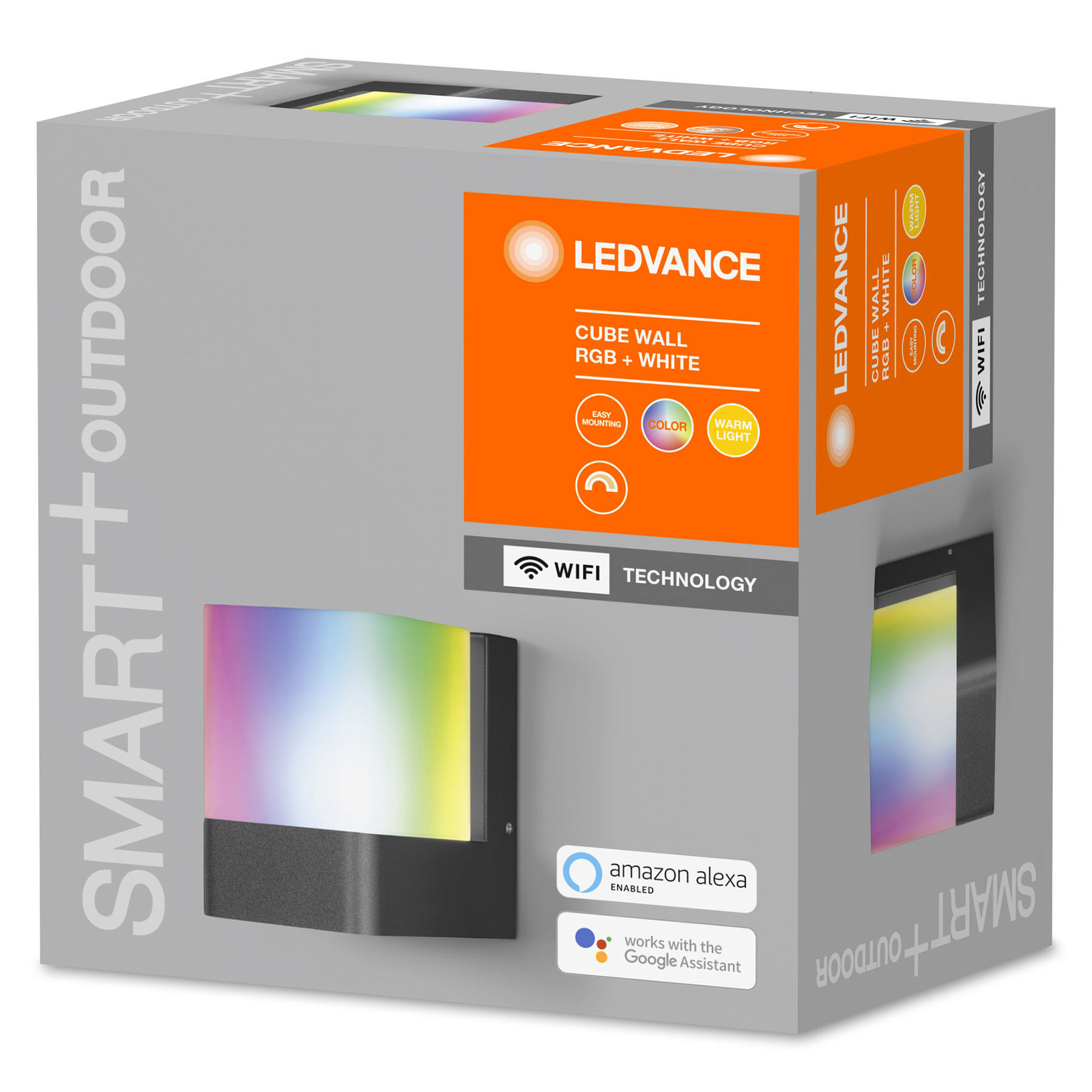 LEDVANCE SMART+ WiFi Cube LED-væglampe RGBW up