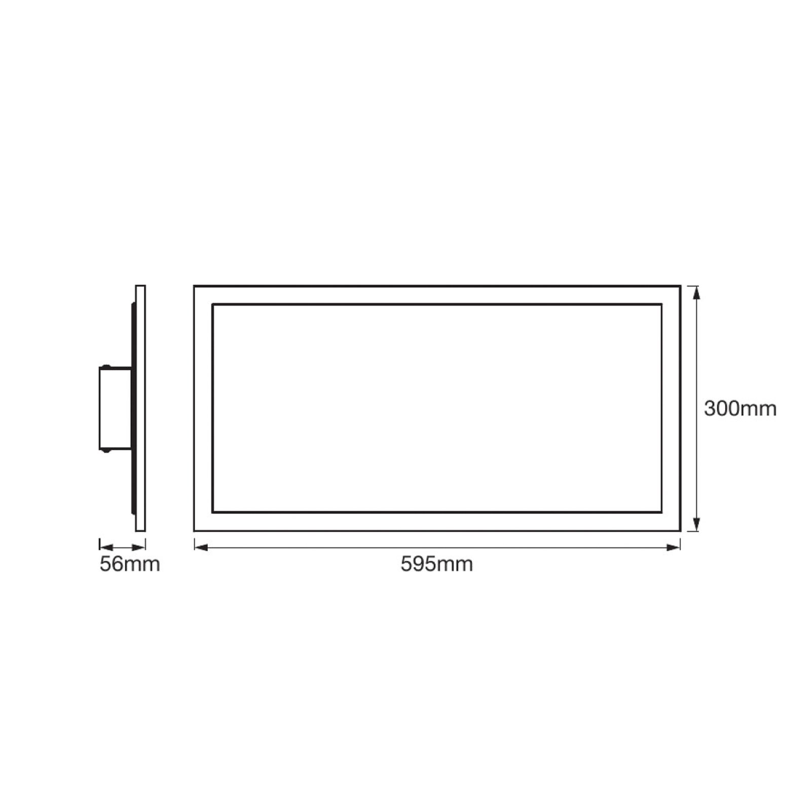 LEDVANCE SMART+ WiFi Planon Plus, RGBW, 60 x 30 cm