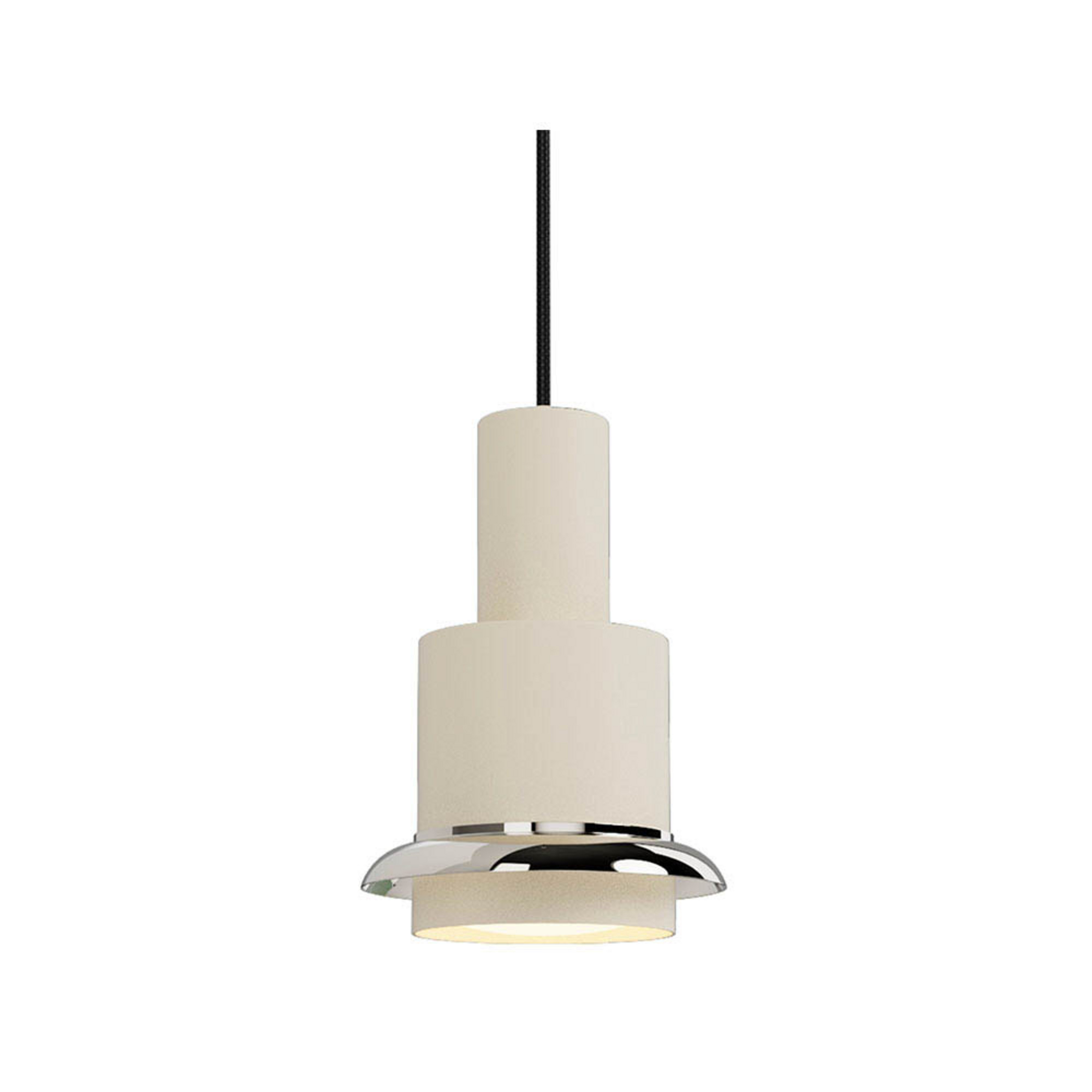 Chaumont Suspension Ø19xH28 White/Nickel - DCW