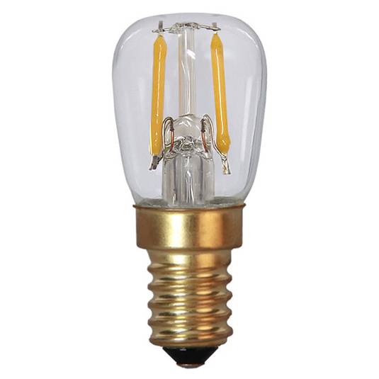 Lâmpada LED E14 1.4W Soft Glow 2,100K clara regulável