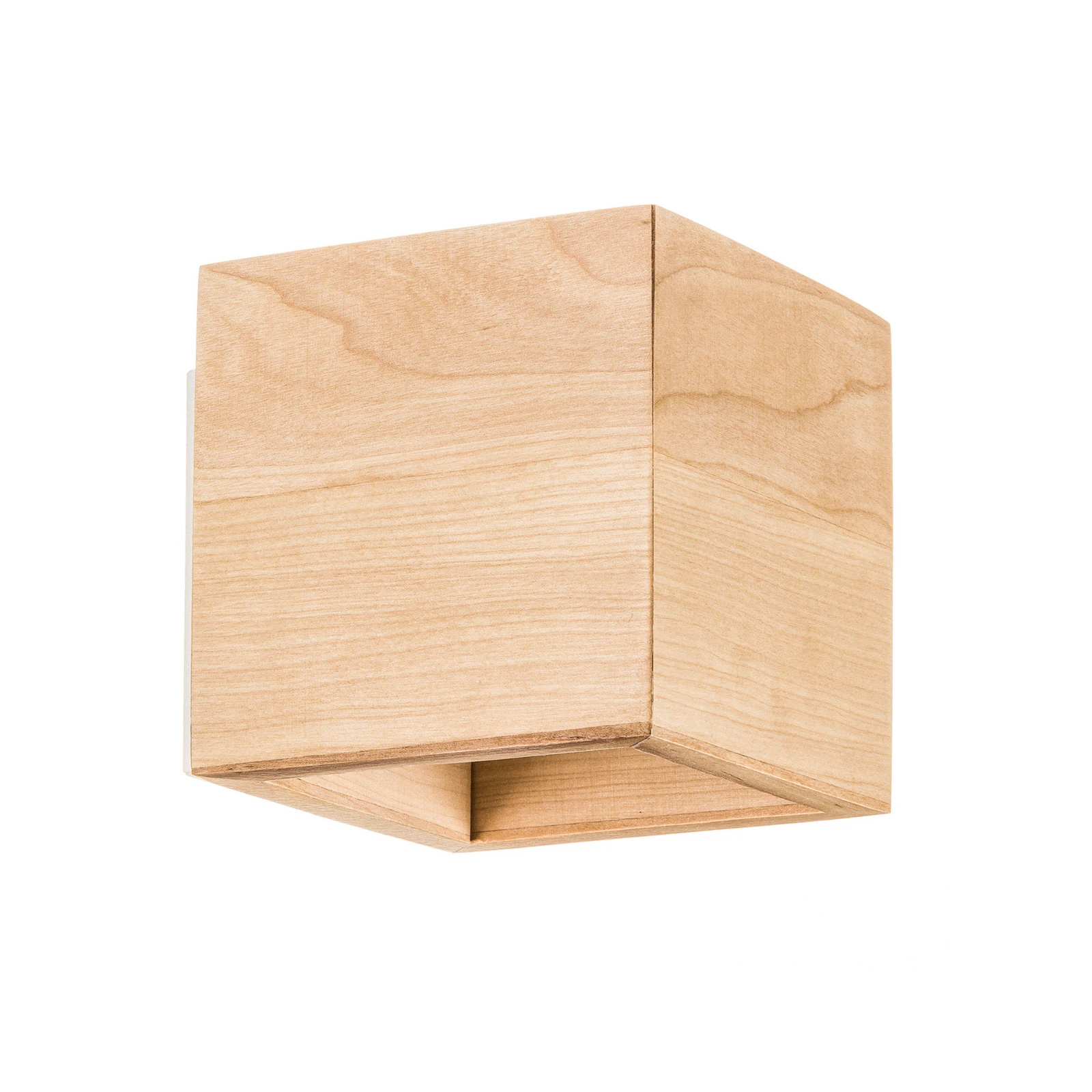 Applique murale Ara en forme de cube en bois