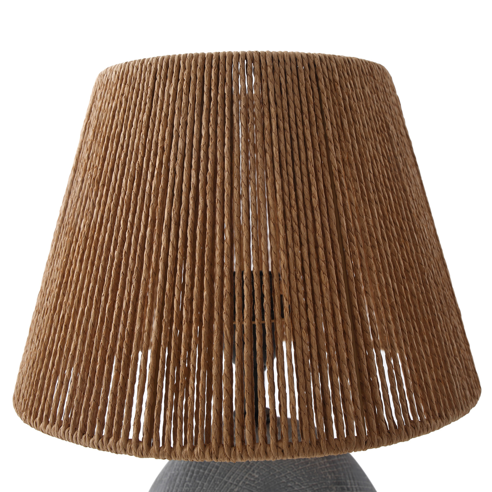 Stolní lampa Lindby Seasur keramika/papír Ø29cm
